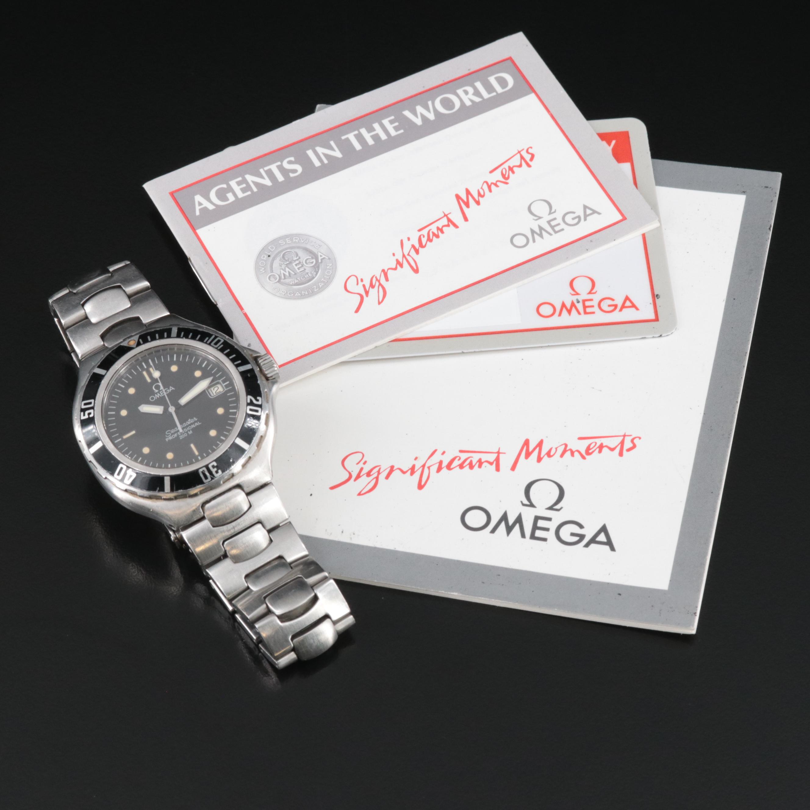 Omega Seamaster Professional 38mm Steel Quartz Watch