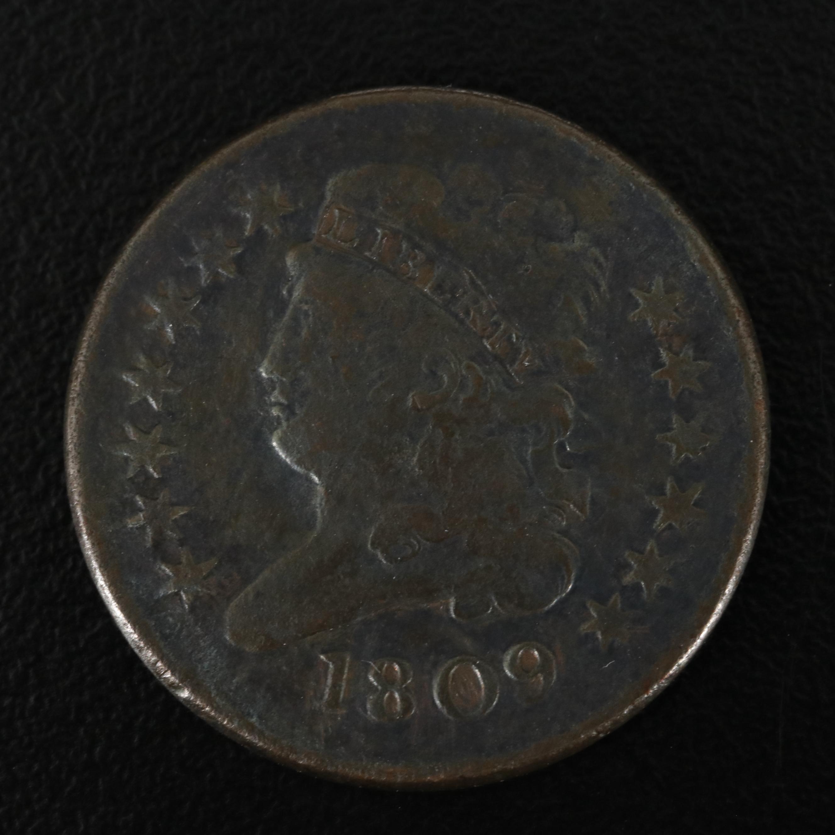 1809 Classic Head Half Cent