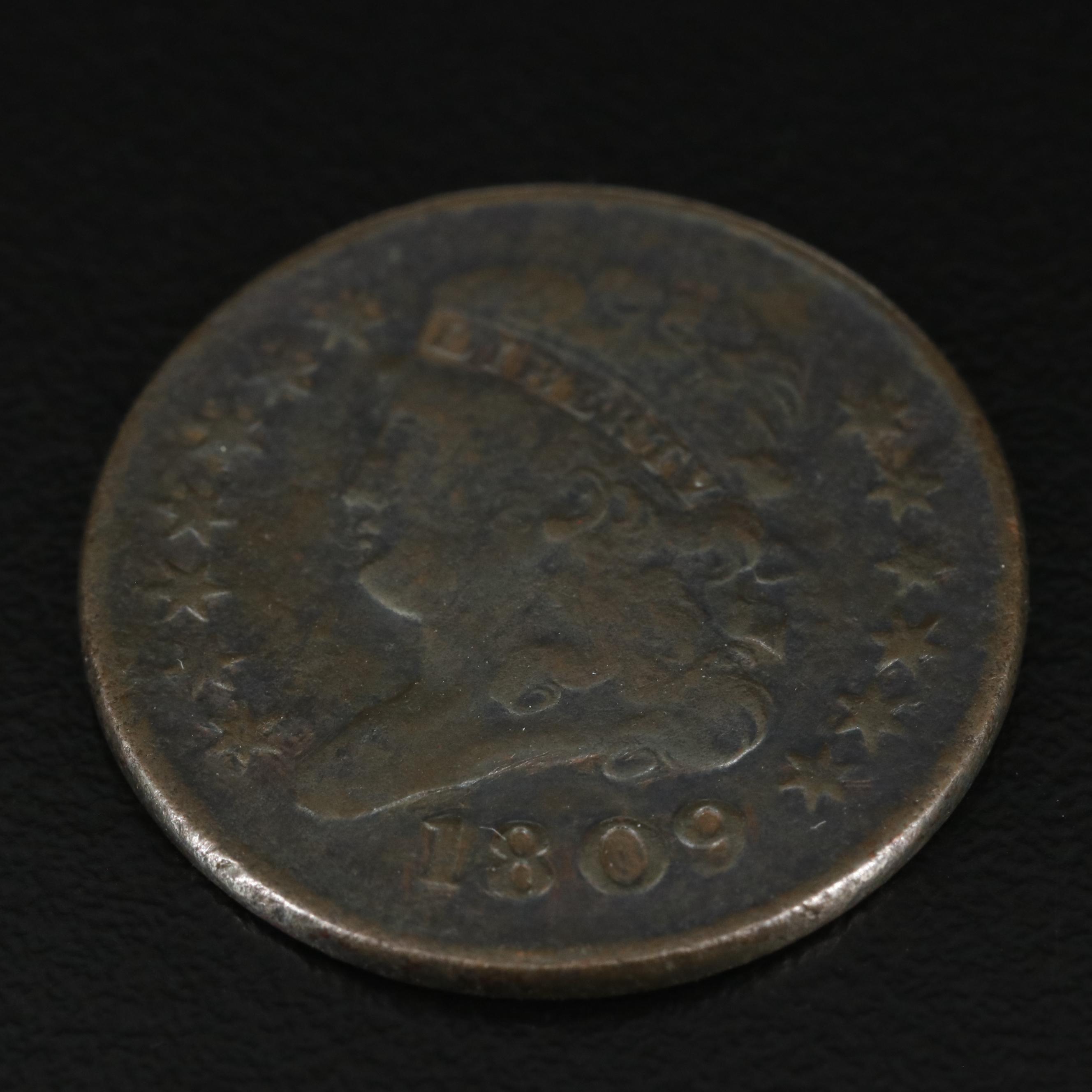 1809 Classic Head Half Cent