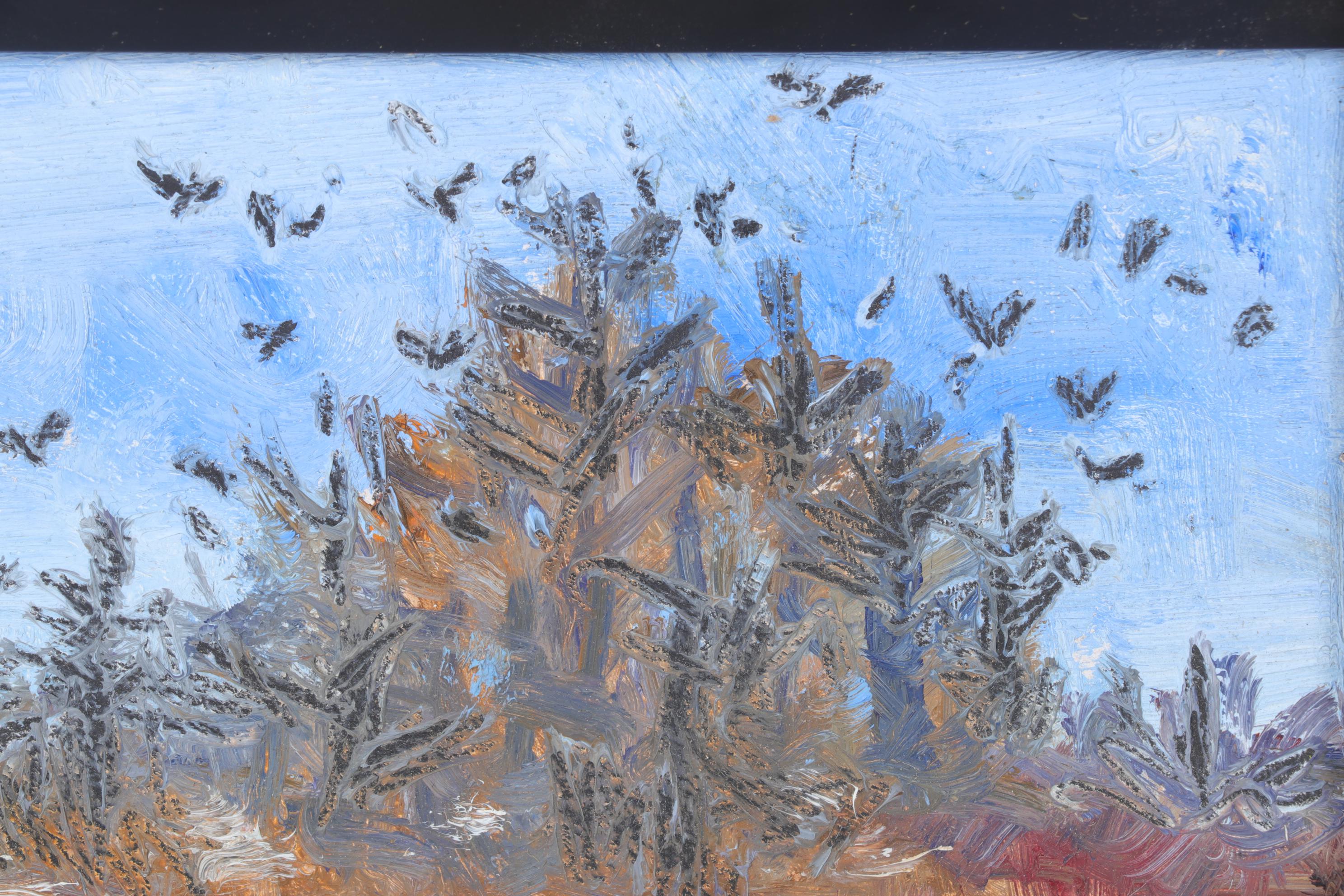 Bob Ragland Impasto Landscape Oil Painting, 2011