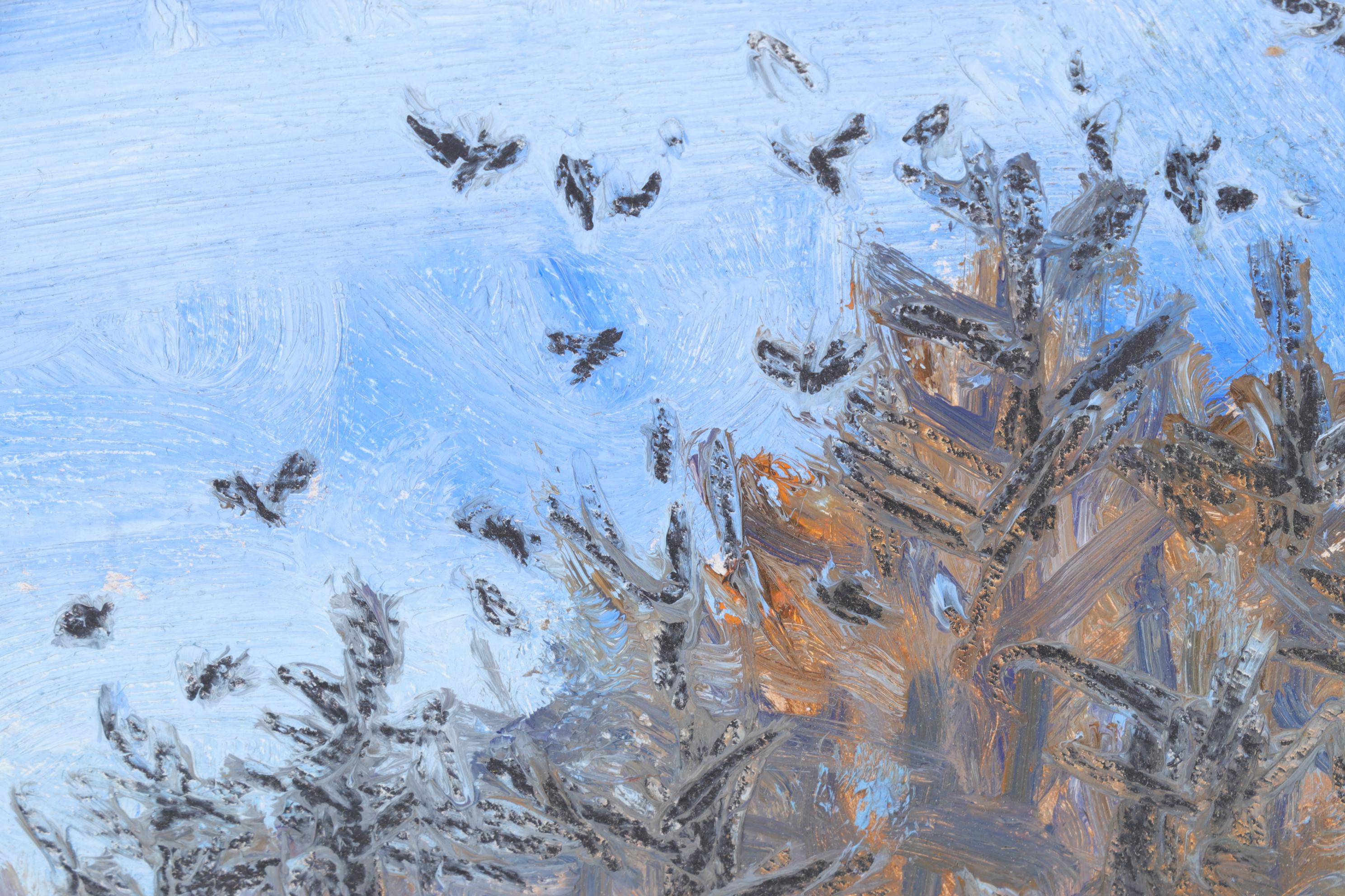 Bob Ragland Impasto Landscape Oil Painting, 2011