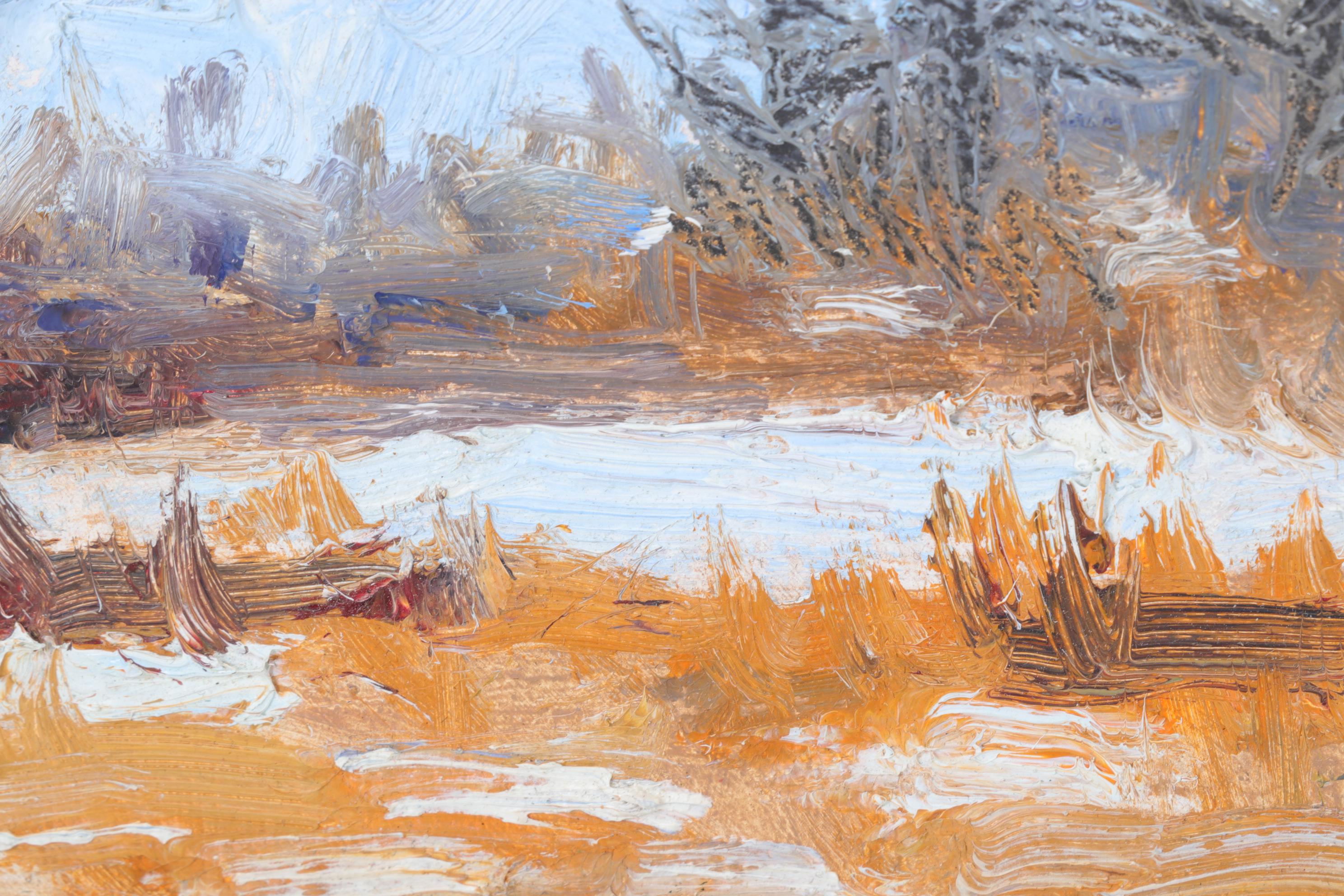 Bob Ragland Impasto Landscape Oil Painting, 2011