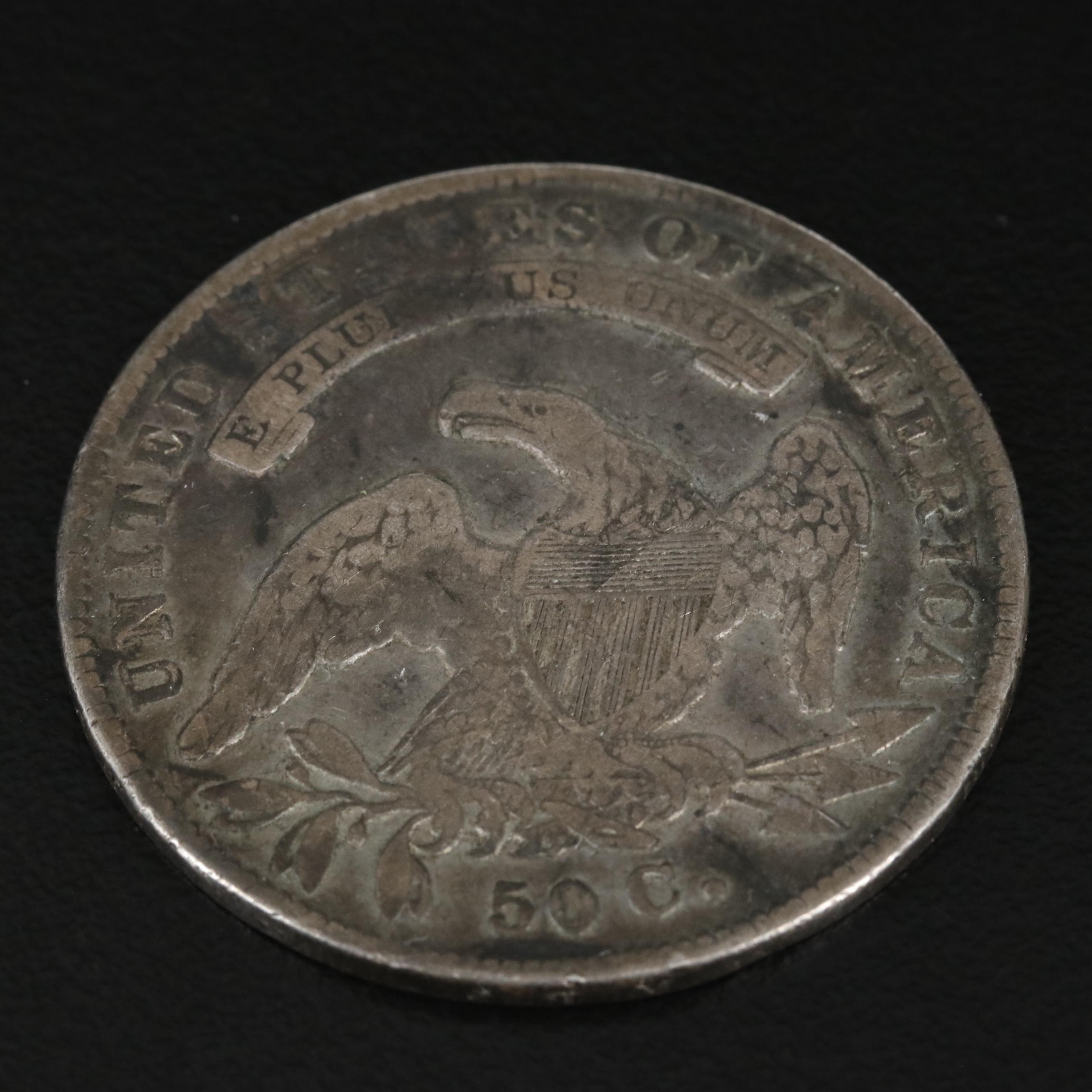 1836 Capped Bust Silver Half Dollar