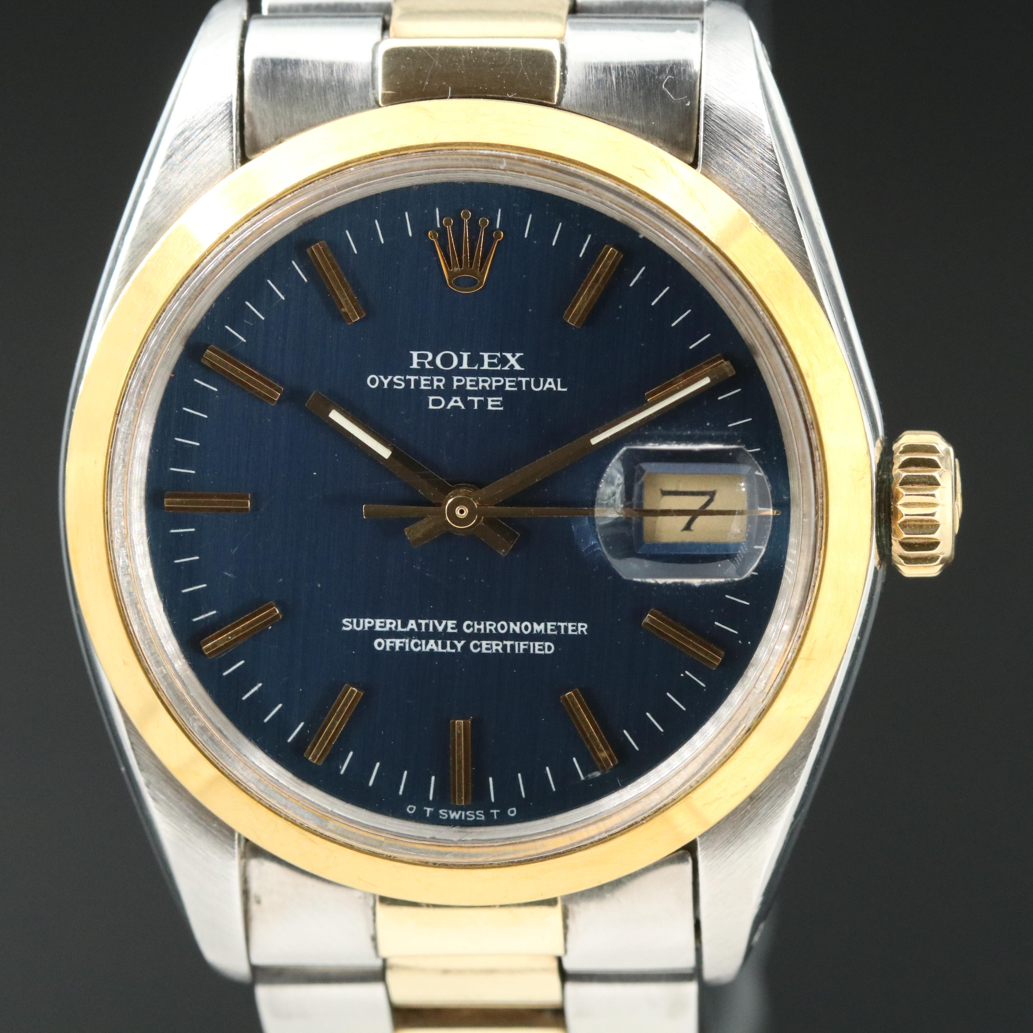 1979 Rolex Oyster Perpetual Date "Sigma Dial" Automatic Watch