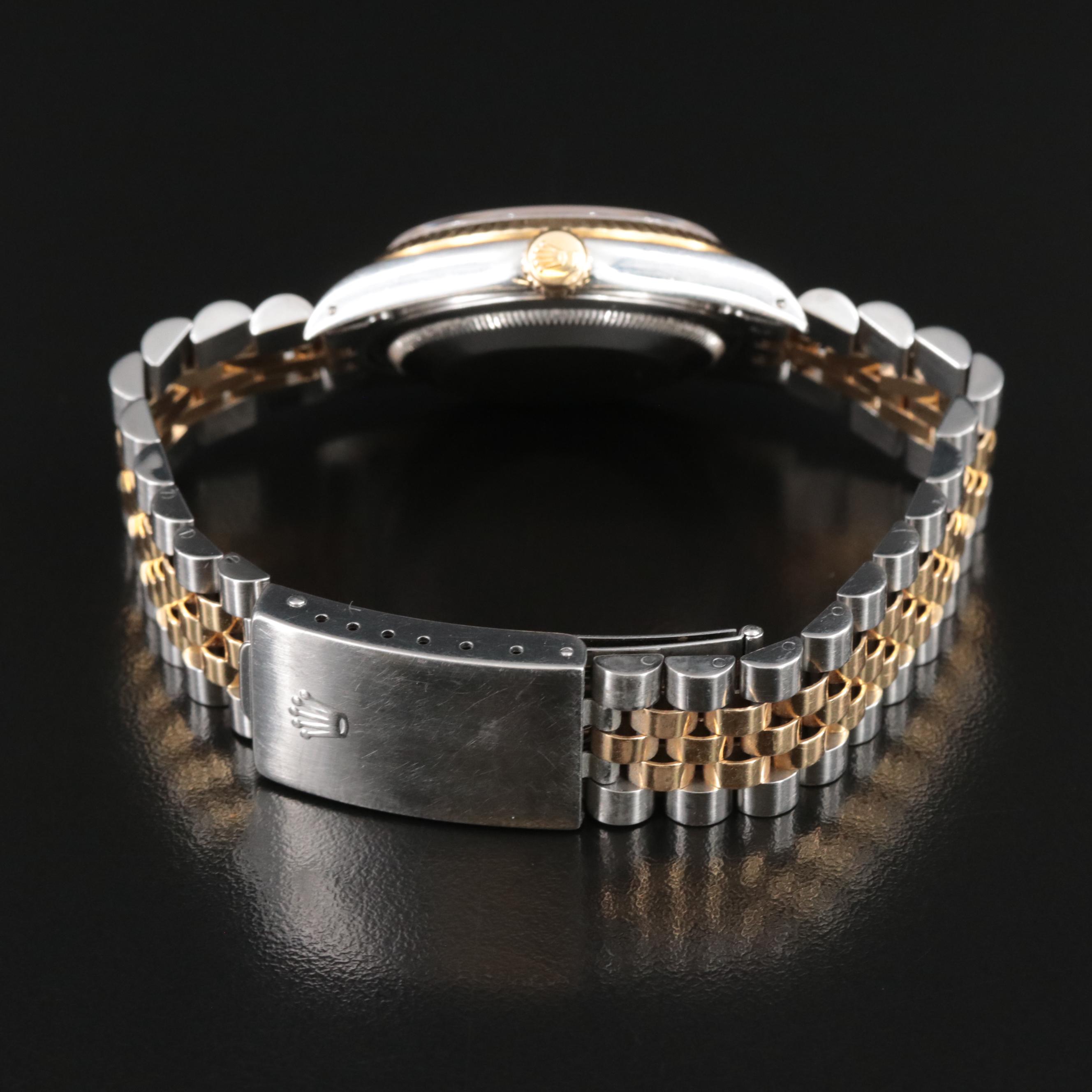 1993 Rolex Oyster Perpetual White Roman Dial, Datejust Watch