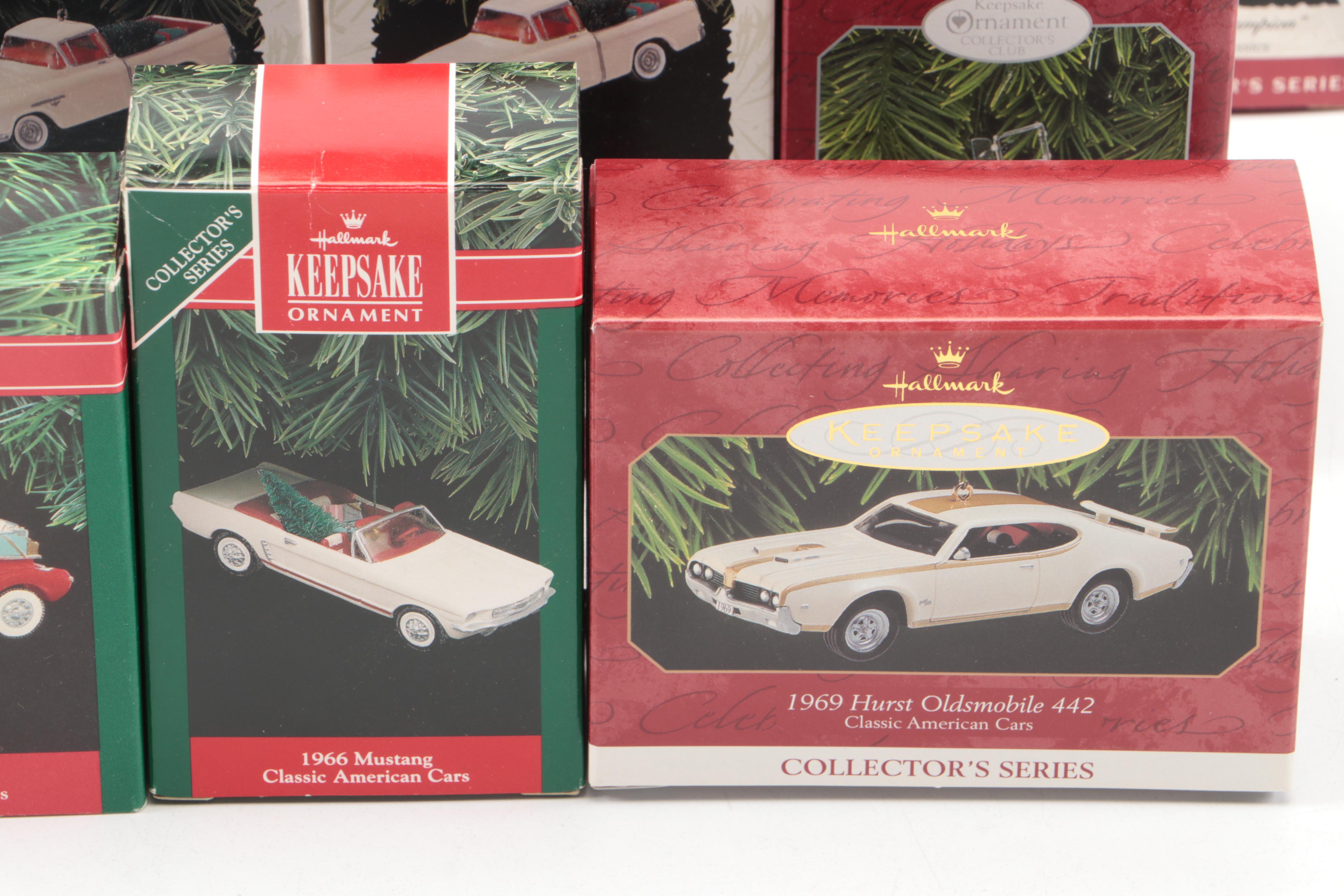 Hallmark Keepsake Car Ornaments Incl. Corvettes, Convertibles, Pickups and More