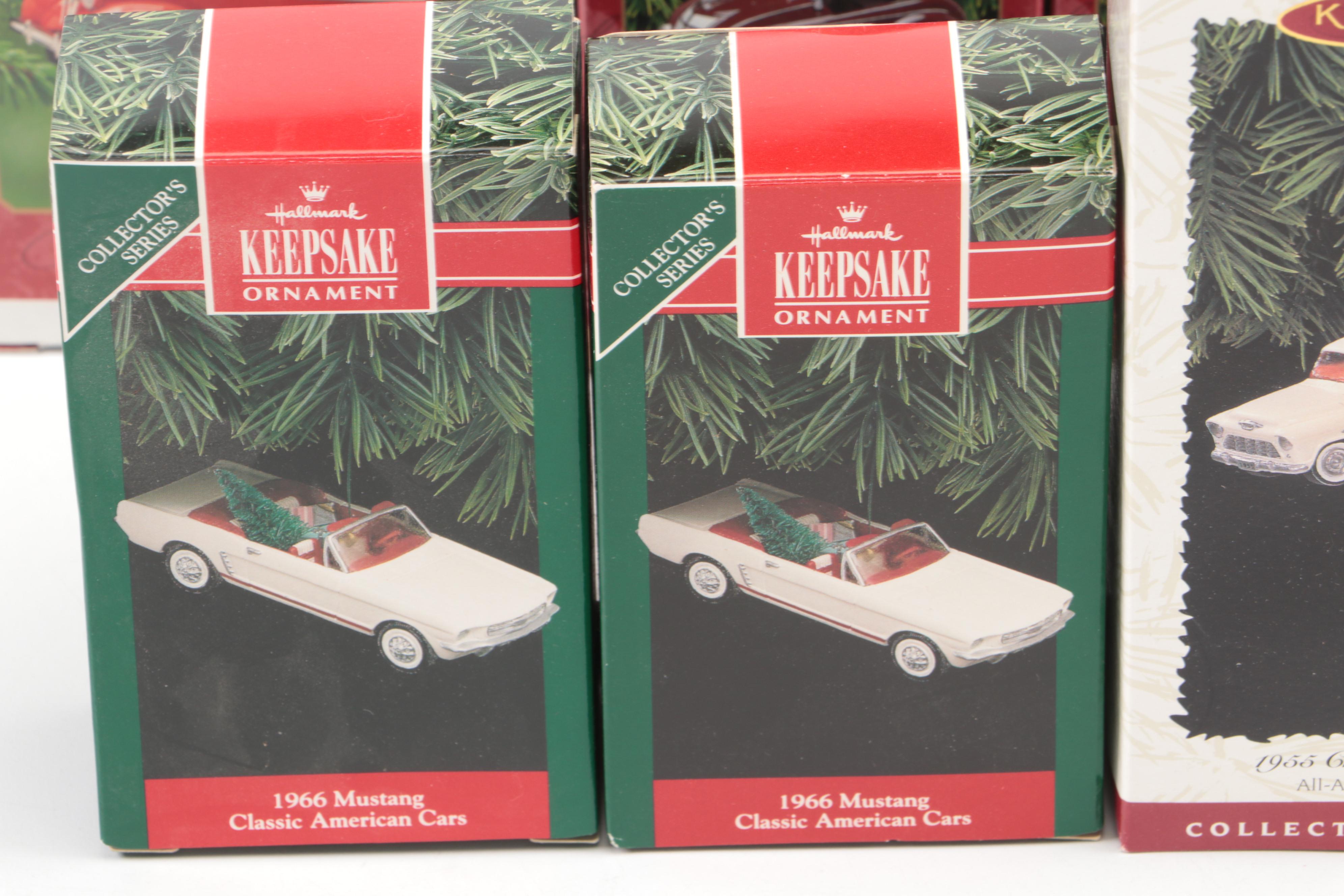 Hallmark Keepsake Car Ornaments Incl. Corvettes, Convertibles, Pickups and More