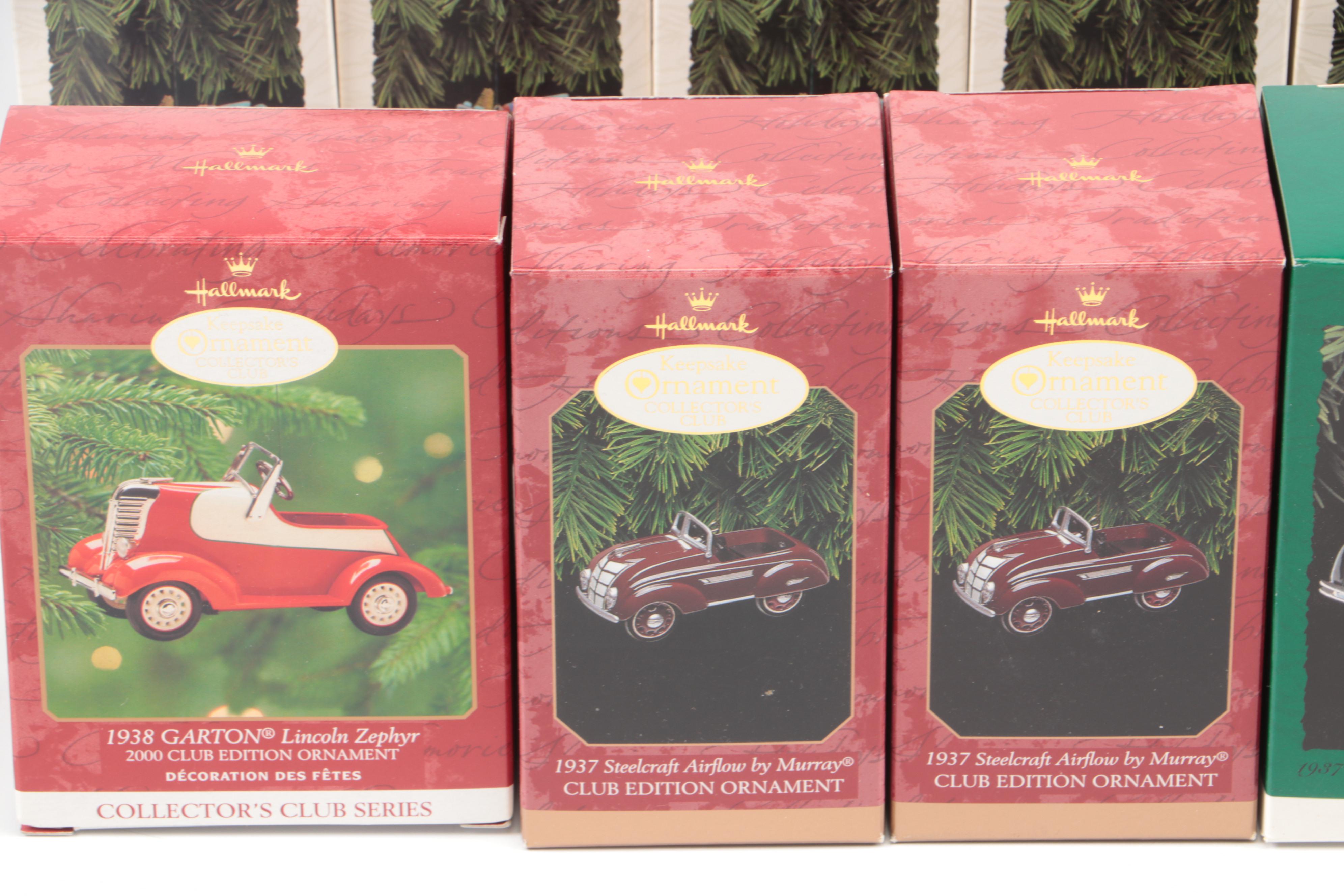 Hallmark Keepsake Car Ornaments Incl. Corvettes, Convertibles, Pickups and More