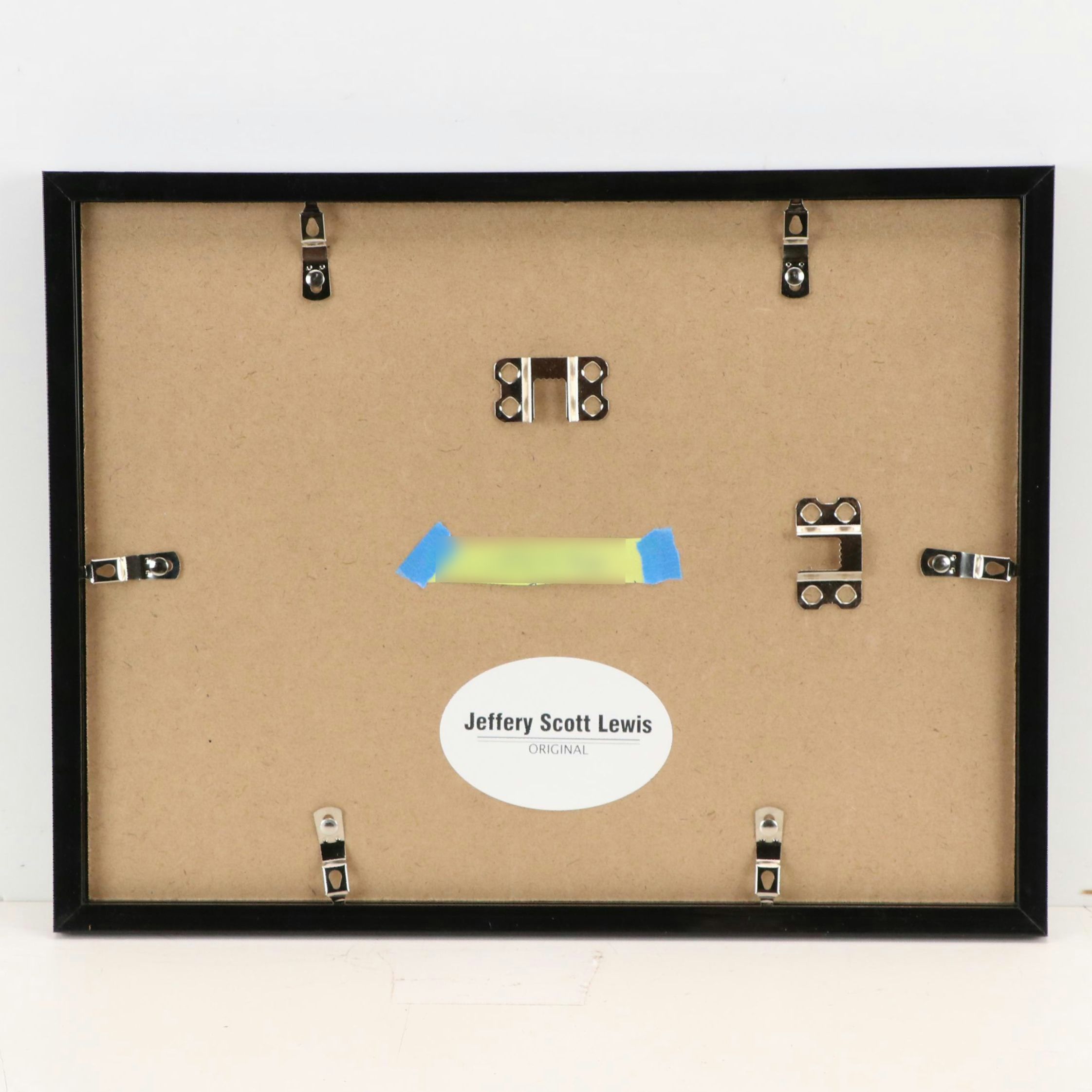 Jeffrey Scott Lewis Abstract Acrylic Painting