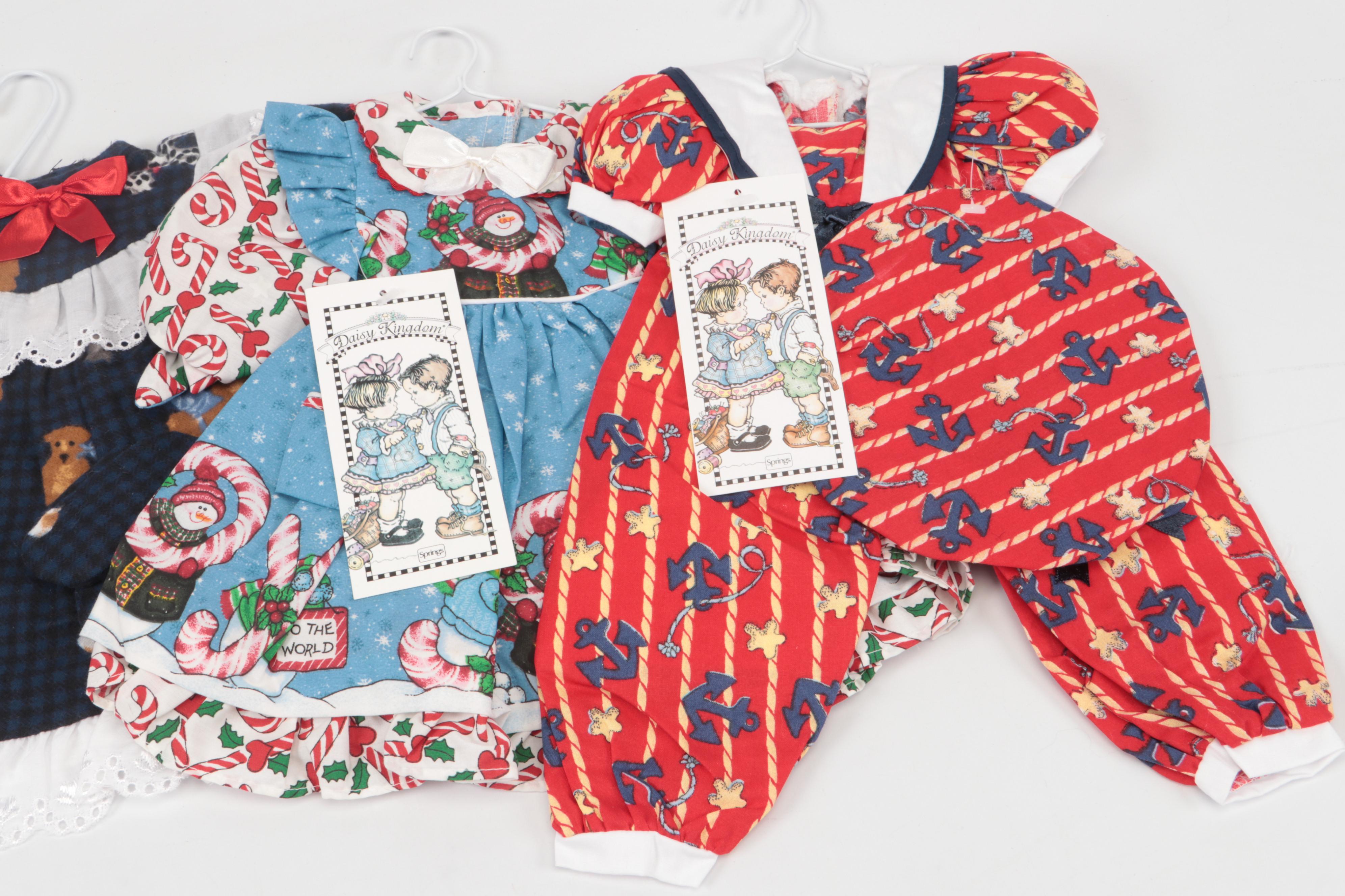 Daisy Kingdom Outfits for Both 17''-19'' Dolls and 12'' Dolls