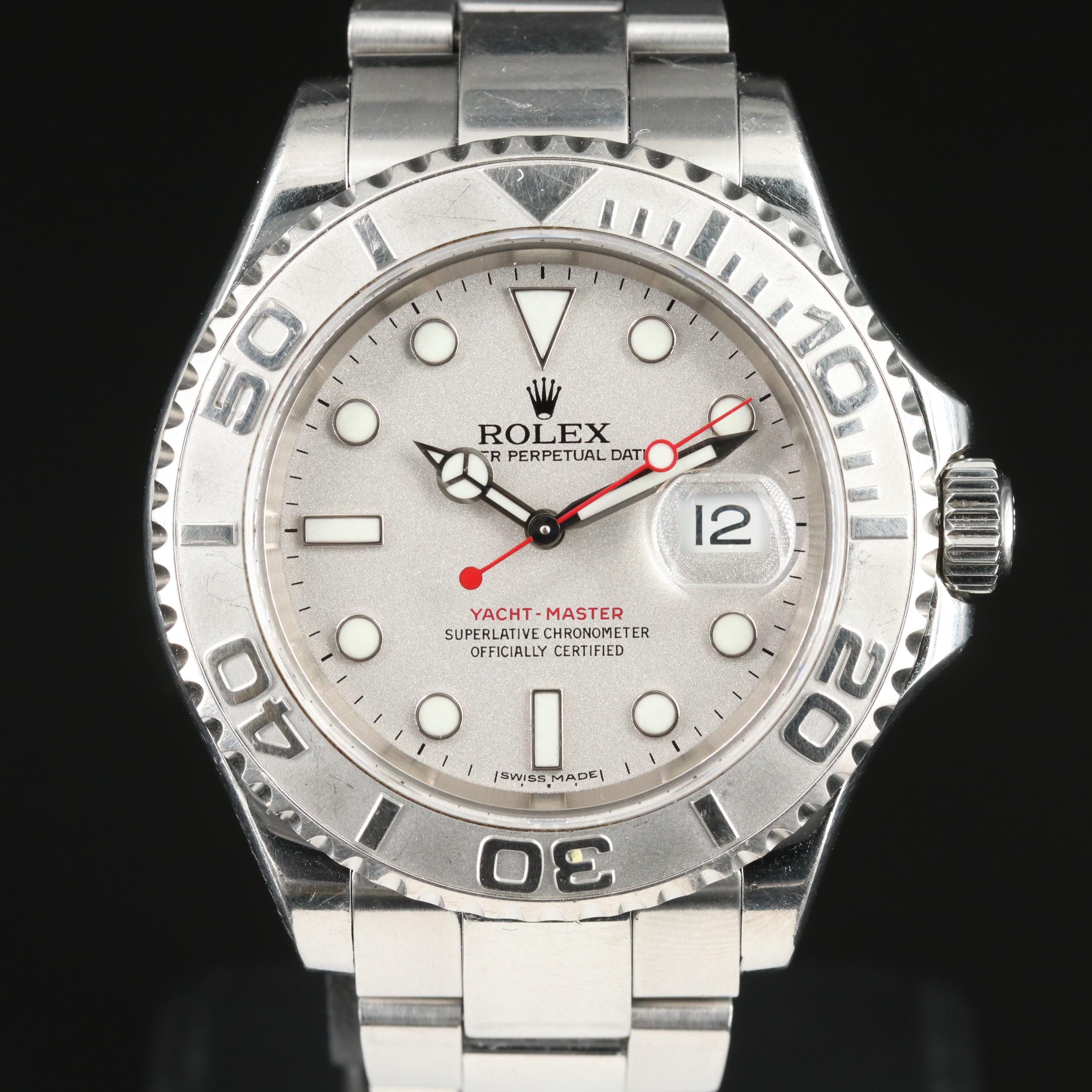 2006 Rolex Yacht-Master 40MM Platinum Automatic Watch