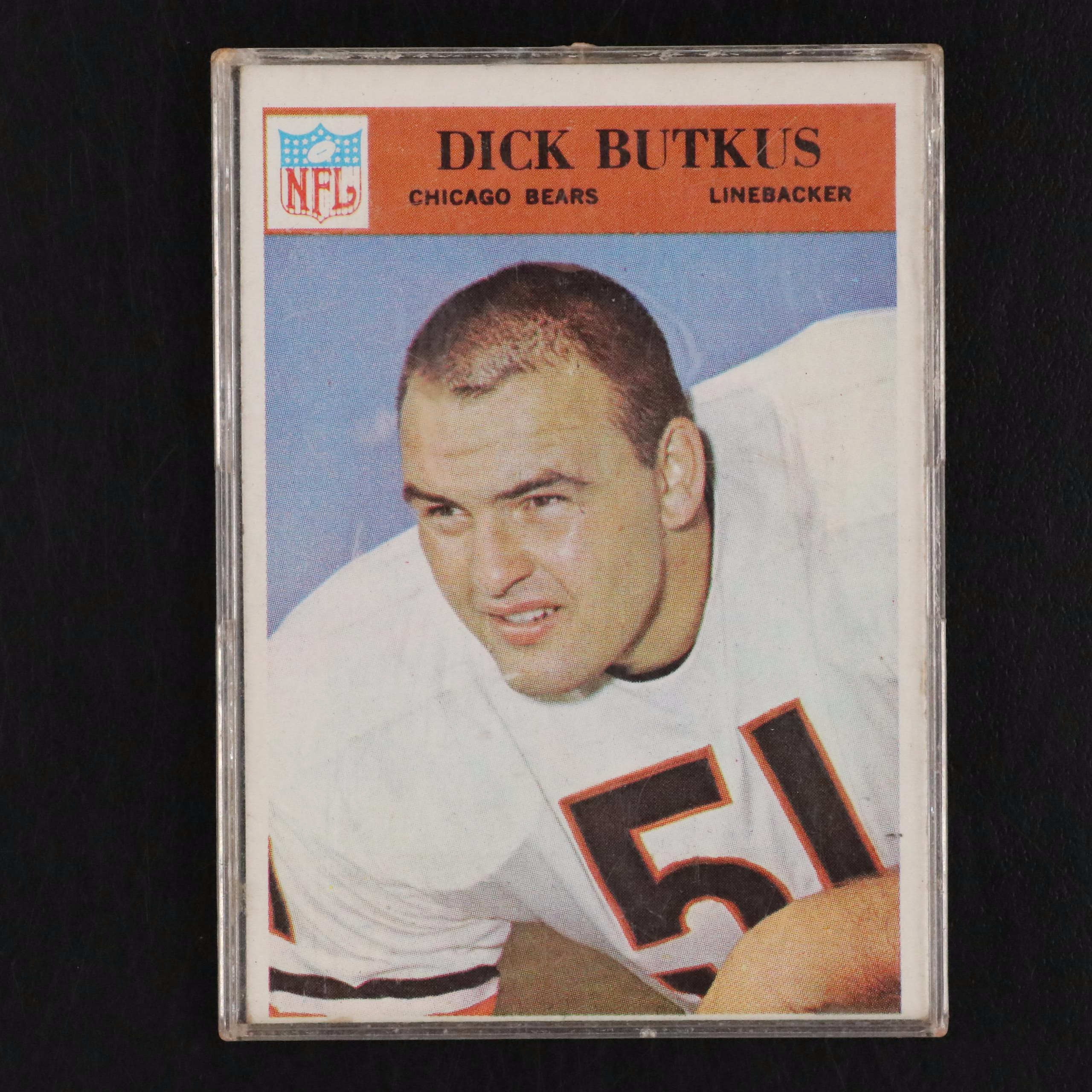 1966 Philadelphia Dick Butkus Chicago Bears Football Card #31