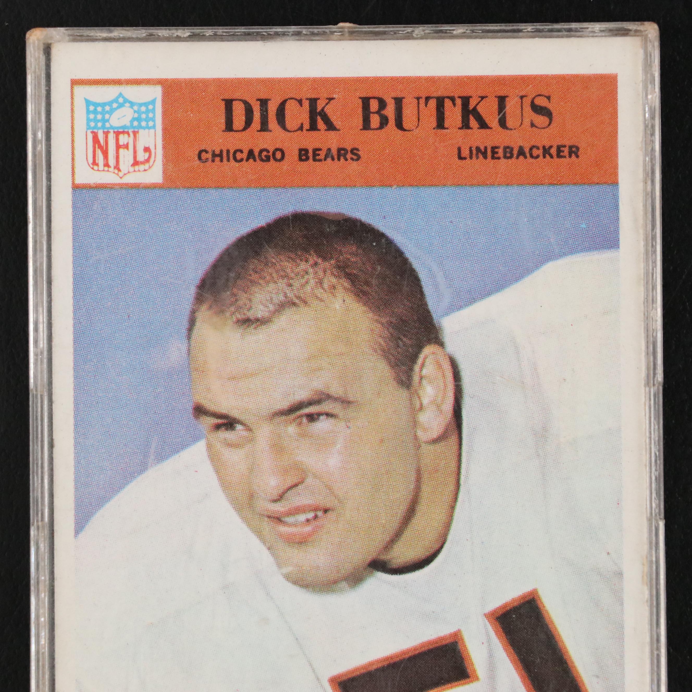 1966 Philadelphia Dick Butkus Chicago Bears Football Card #31