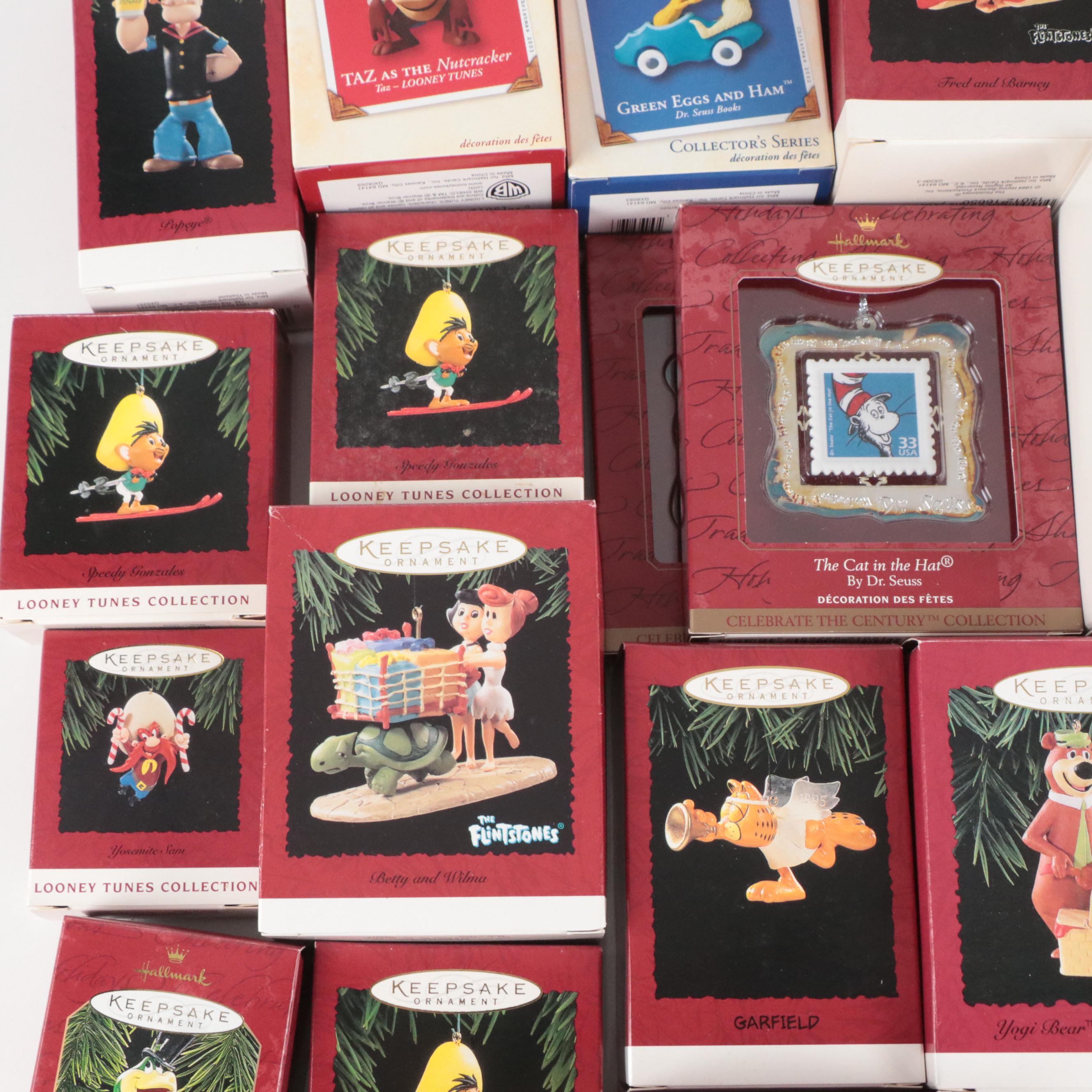 Hallmark Keepsake Looney Tunes, Hanna-Barbera and Other Cartoon Ornaments