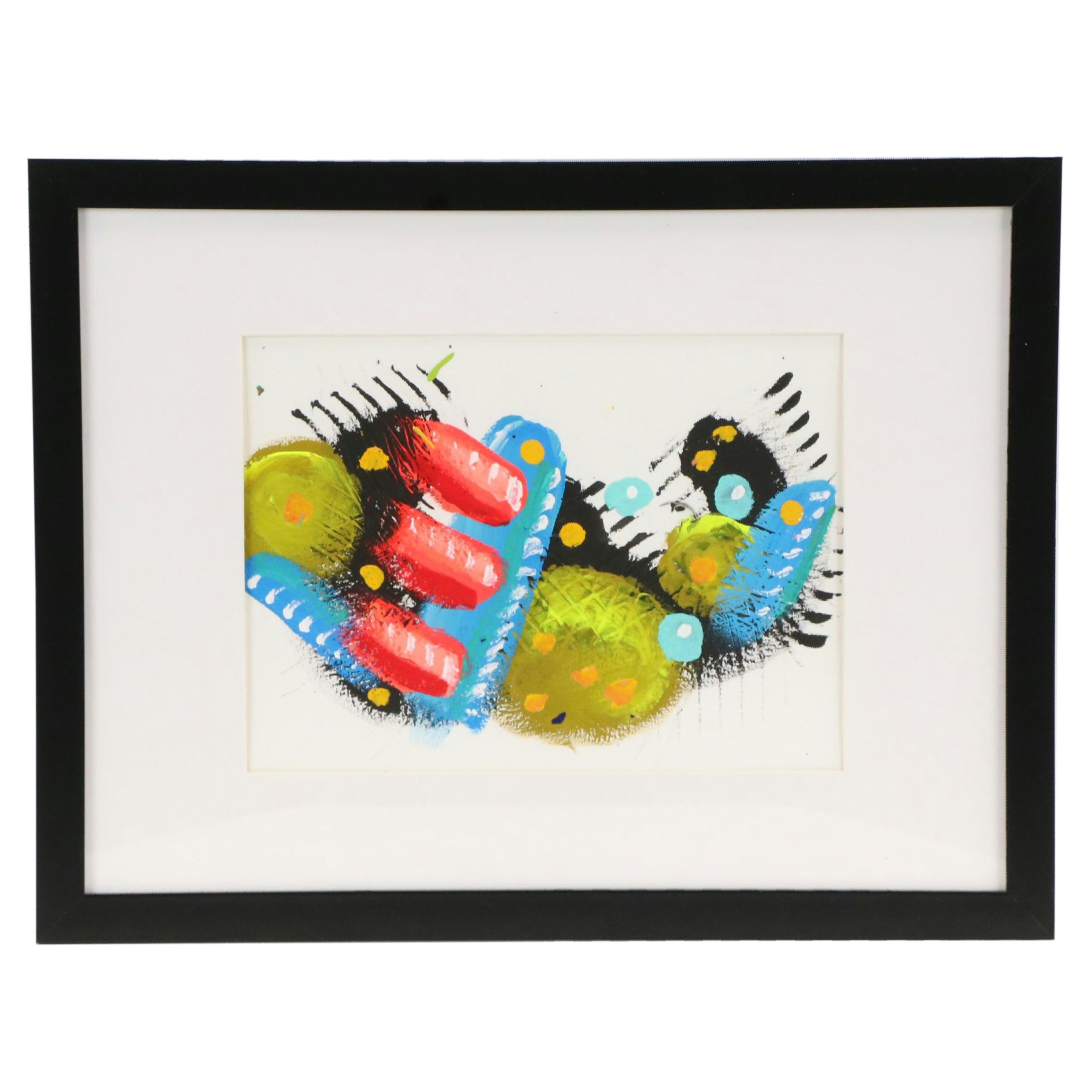 Jeffrey Scott Lewis Abstract Acrylic Painting