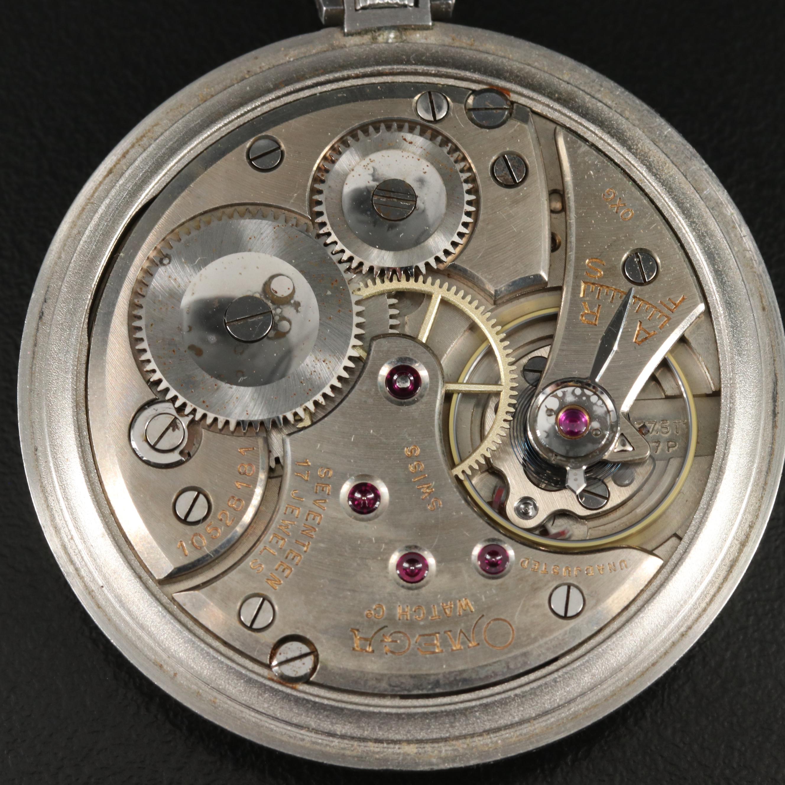 Vintage 1940s Omega Pocket Watch