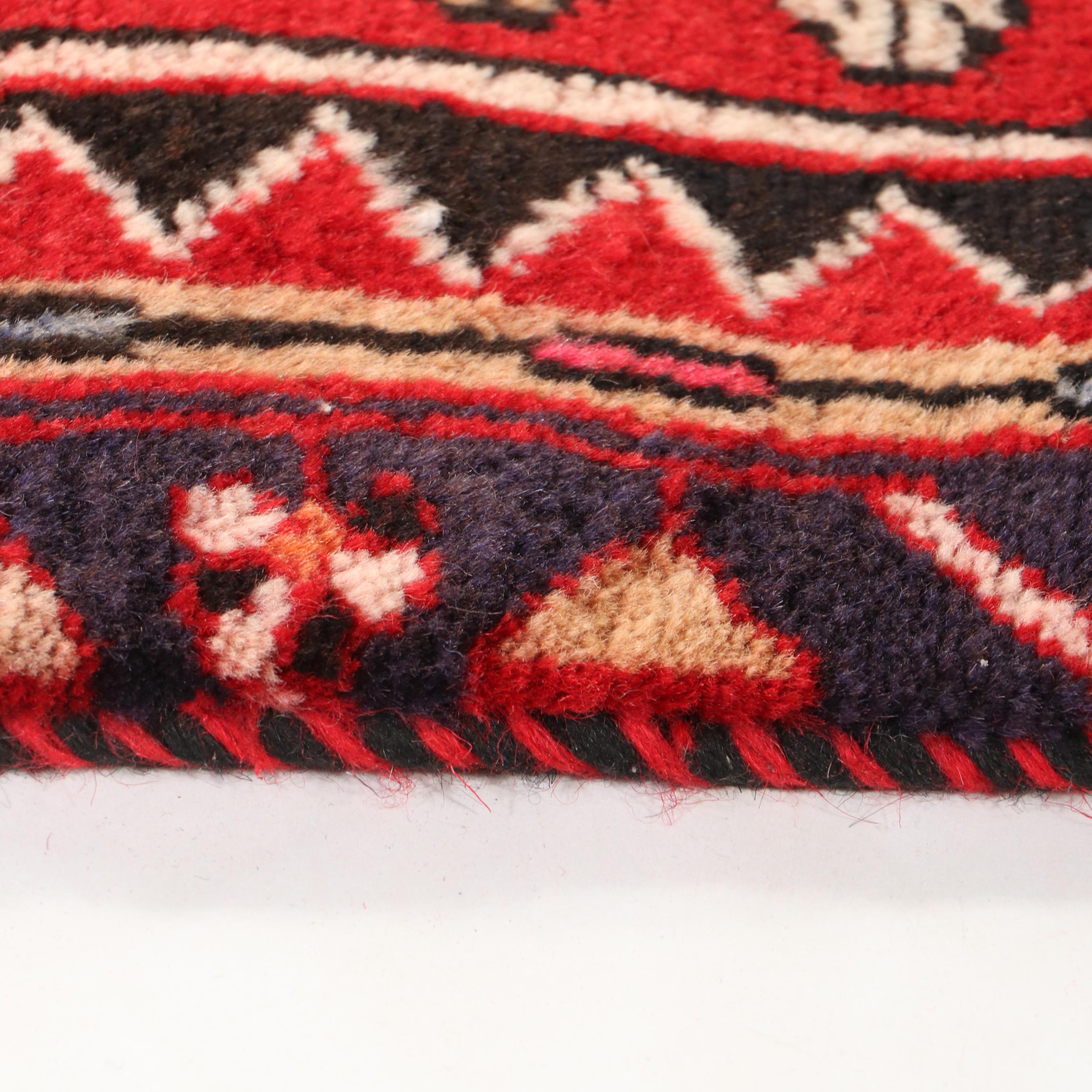 3'2 x 8'7 Hand-Knotted Persian Lamberan Carpet Runner