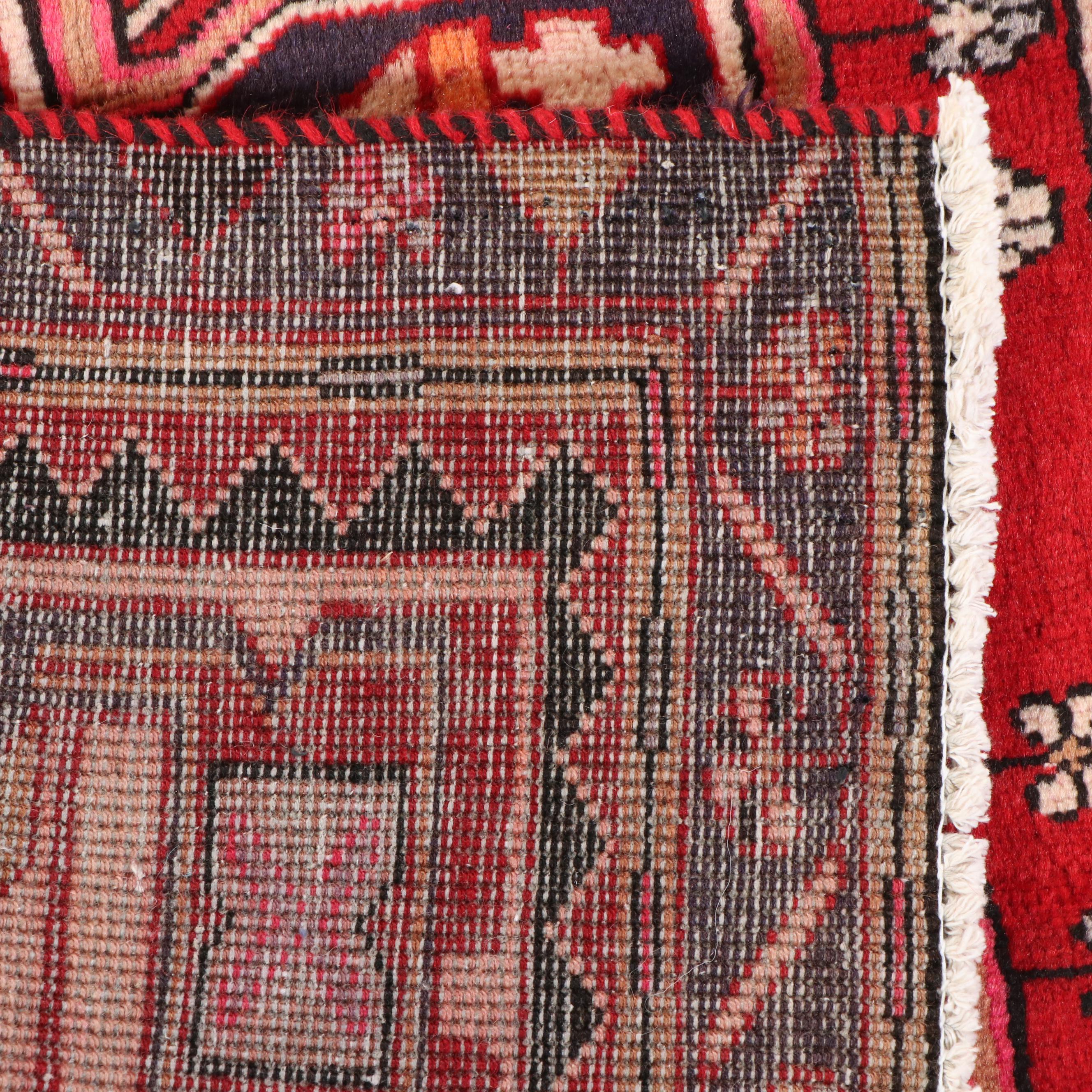 3'2 x 8'7 Hand-Knotted Persian Lamberan Carpet Runner