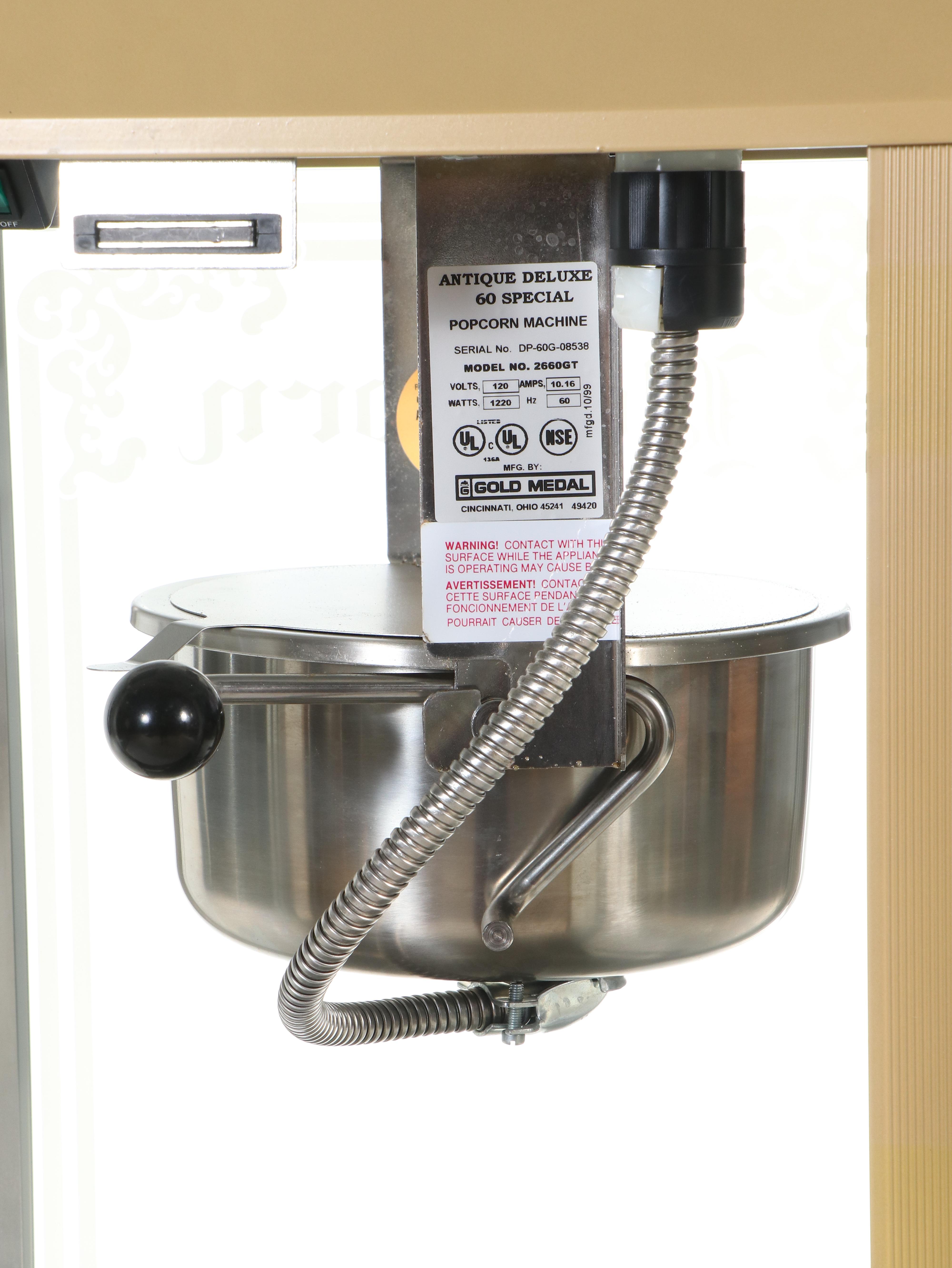 Gold Medal "Antique Deluxe" Popcorn Machine