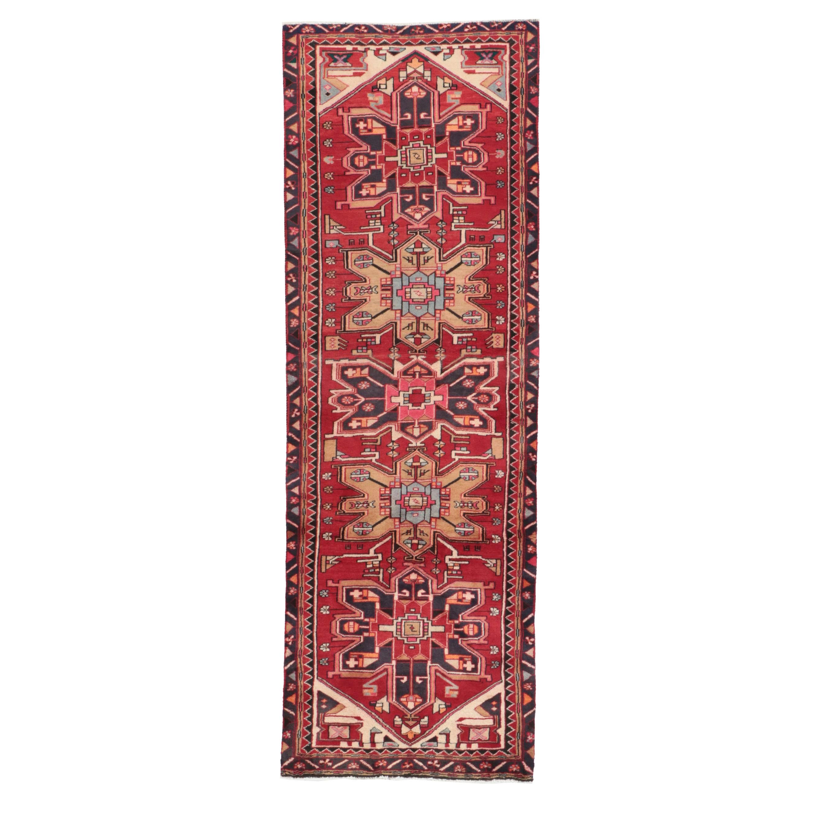 3'2 x 8'7 Hand-Knotted Persian Lamberan Carpet Runner