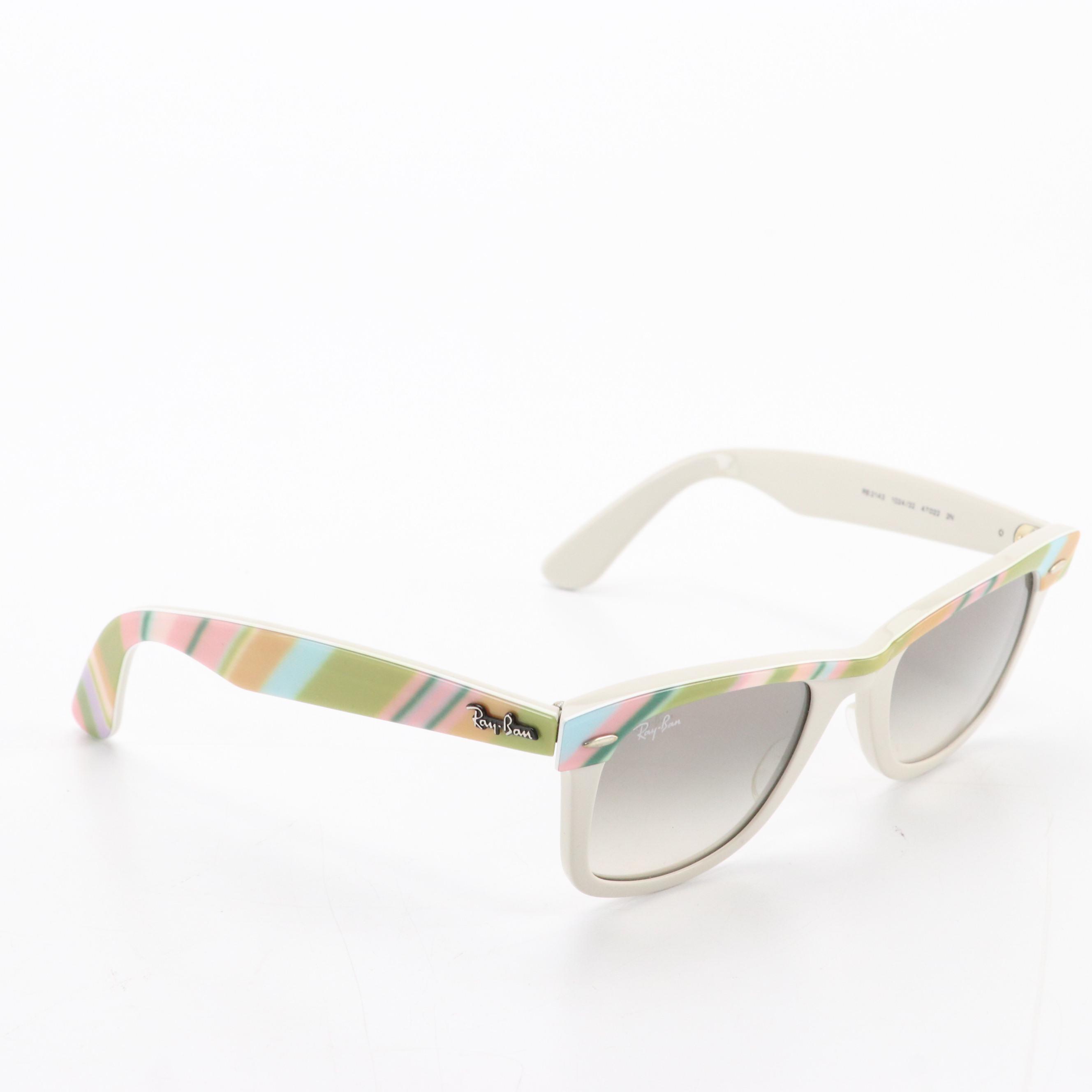 Ray-Ban RB2143 Wayfarer II Pastel Stripe Sunglasses