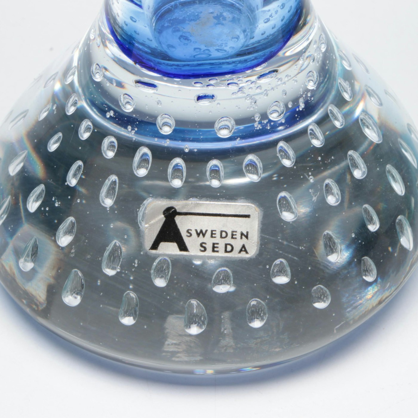 Aseda Swedish Controlled Bubble Blown Glass Vase and More Art Glass Aseda Swedish Controlled Bubble Blown Glass Vase and More Art Glass