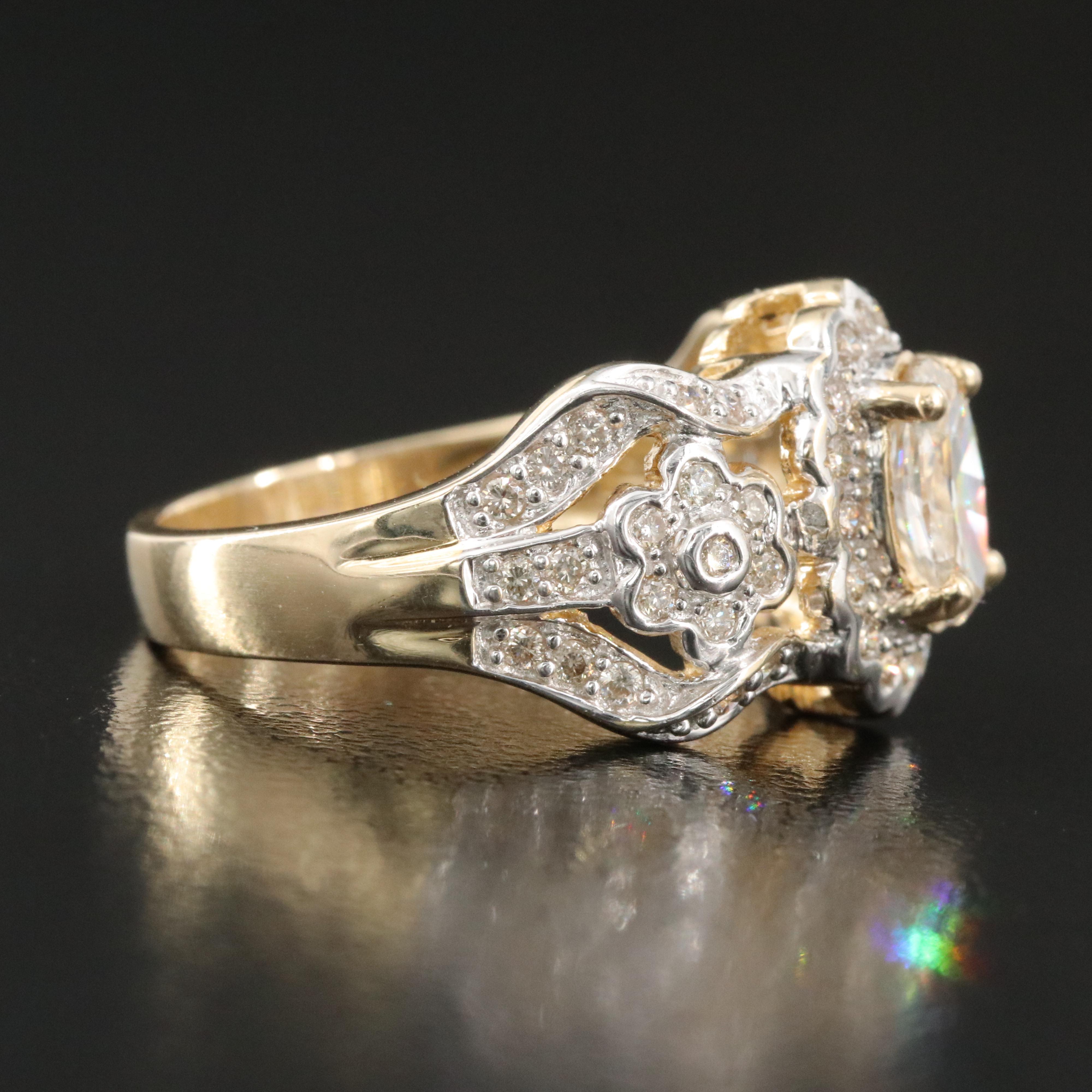 14K 1.03 CTW Diamond Ring