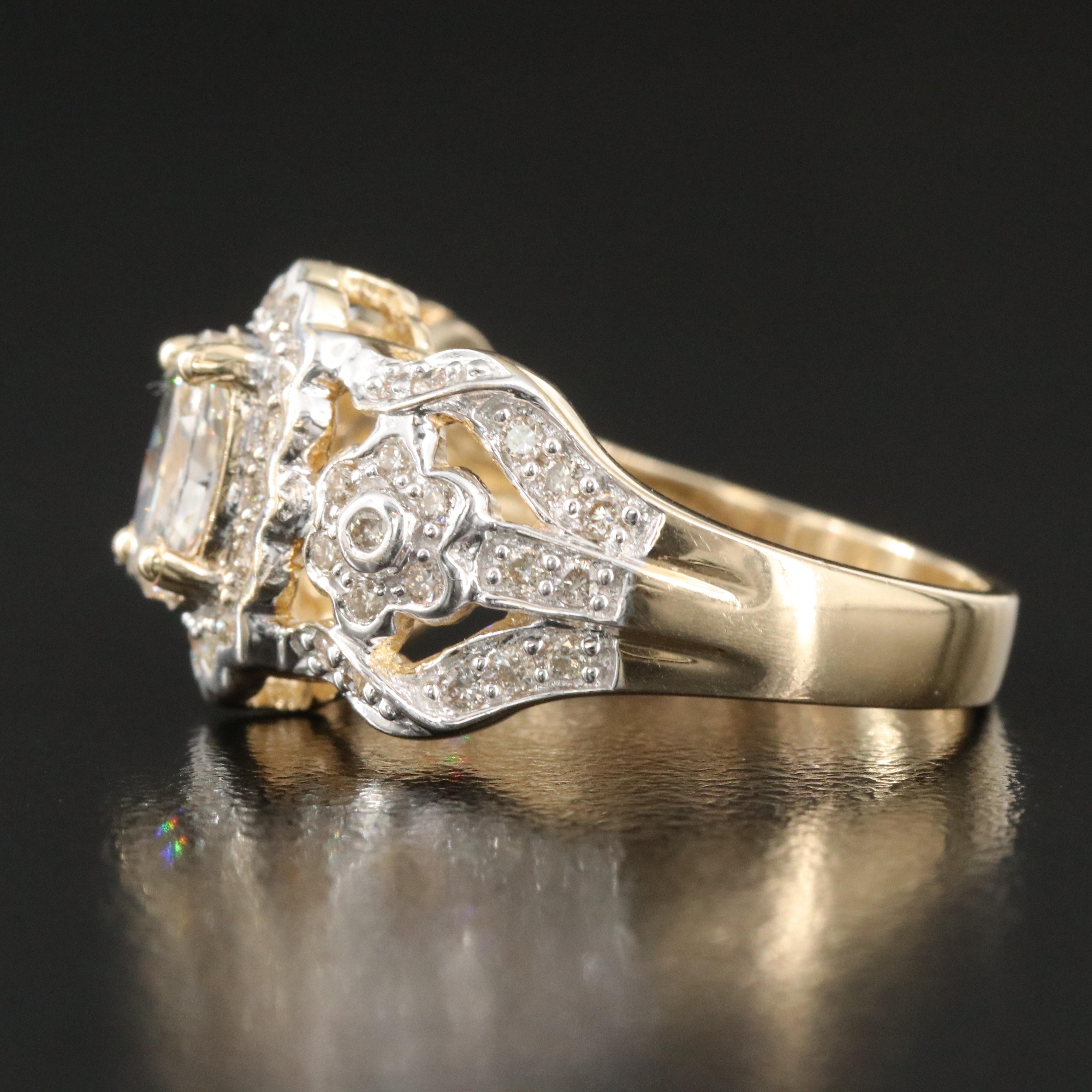 14K 1.03 CTW Diamond Ring