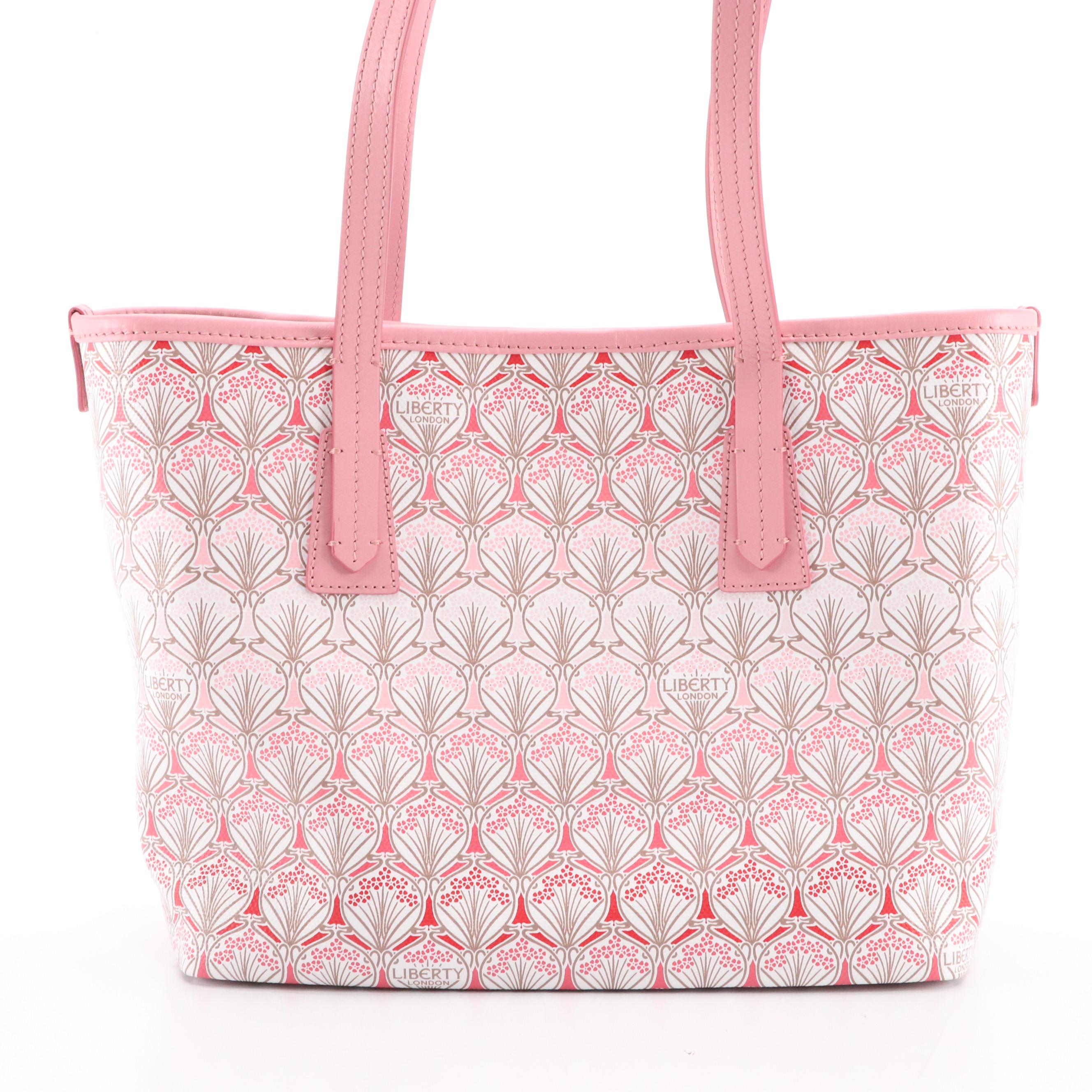 Liberty London Petite Marlborough Tote in Iphis Print Coated Canvas