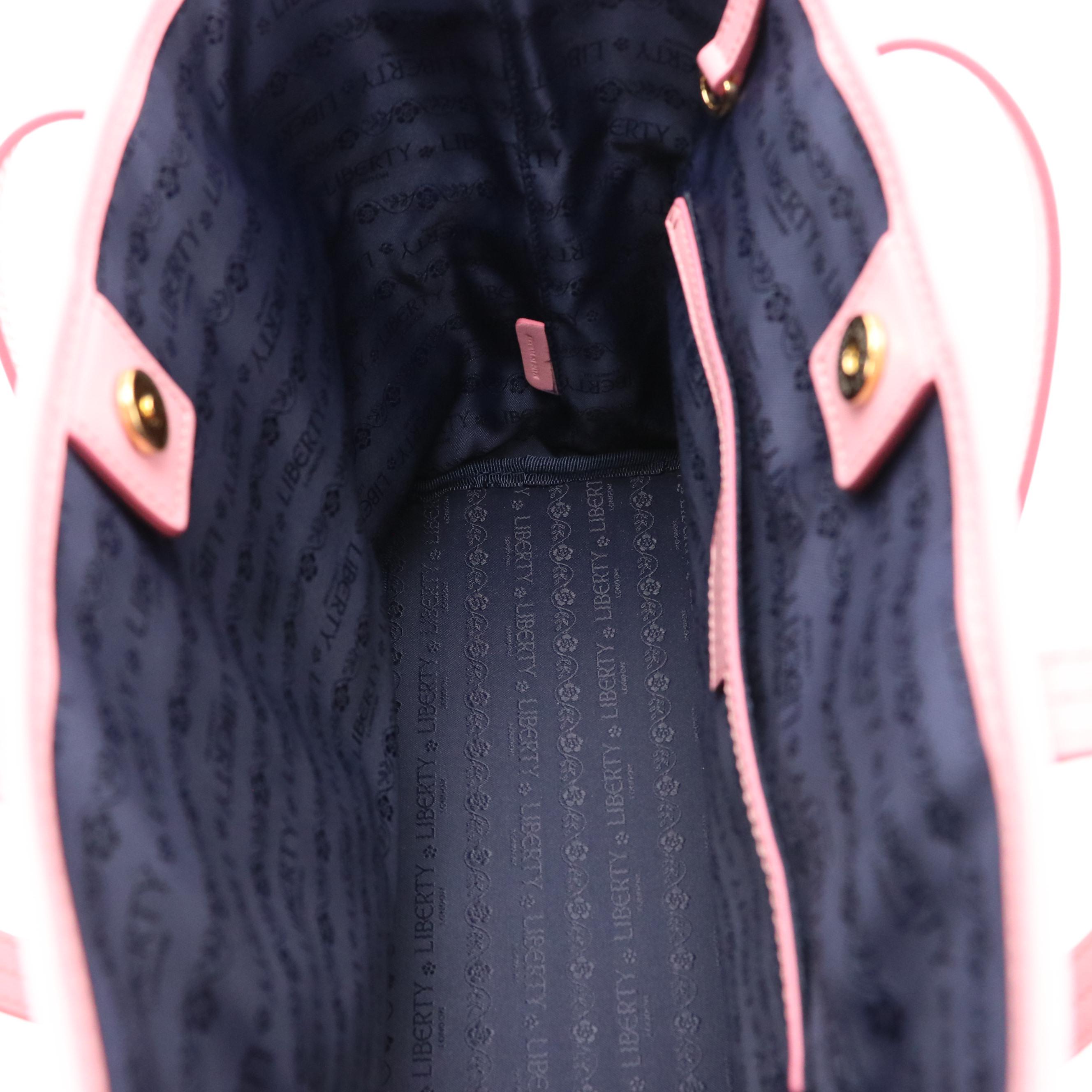 Liberty London Petite Marlborough Tote in Iphis Print Coated Canvas