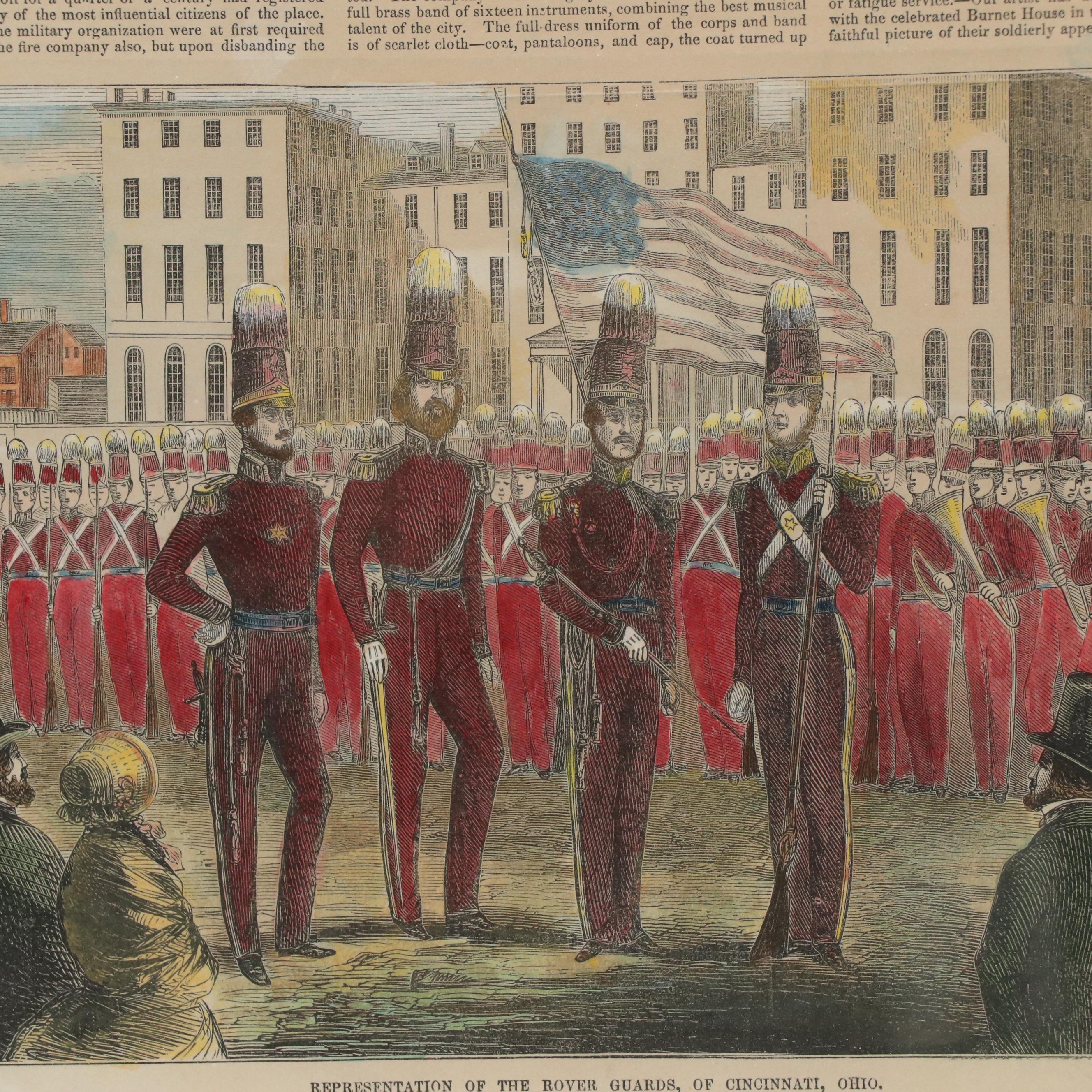 Cincinnati-Themed Story and Wood Engraving from "Gleason's Pictorial," 1853