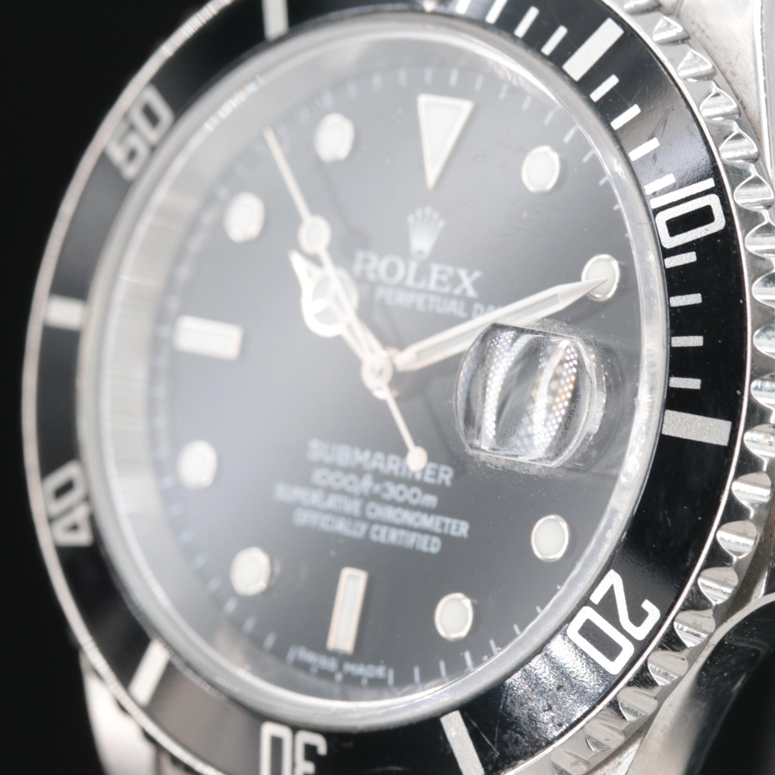 1995 Rolex Oyster Perpetual Submariner Date Watch