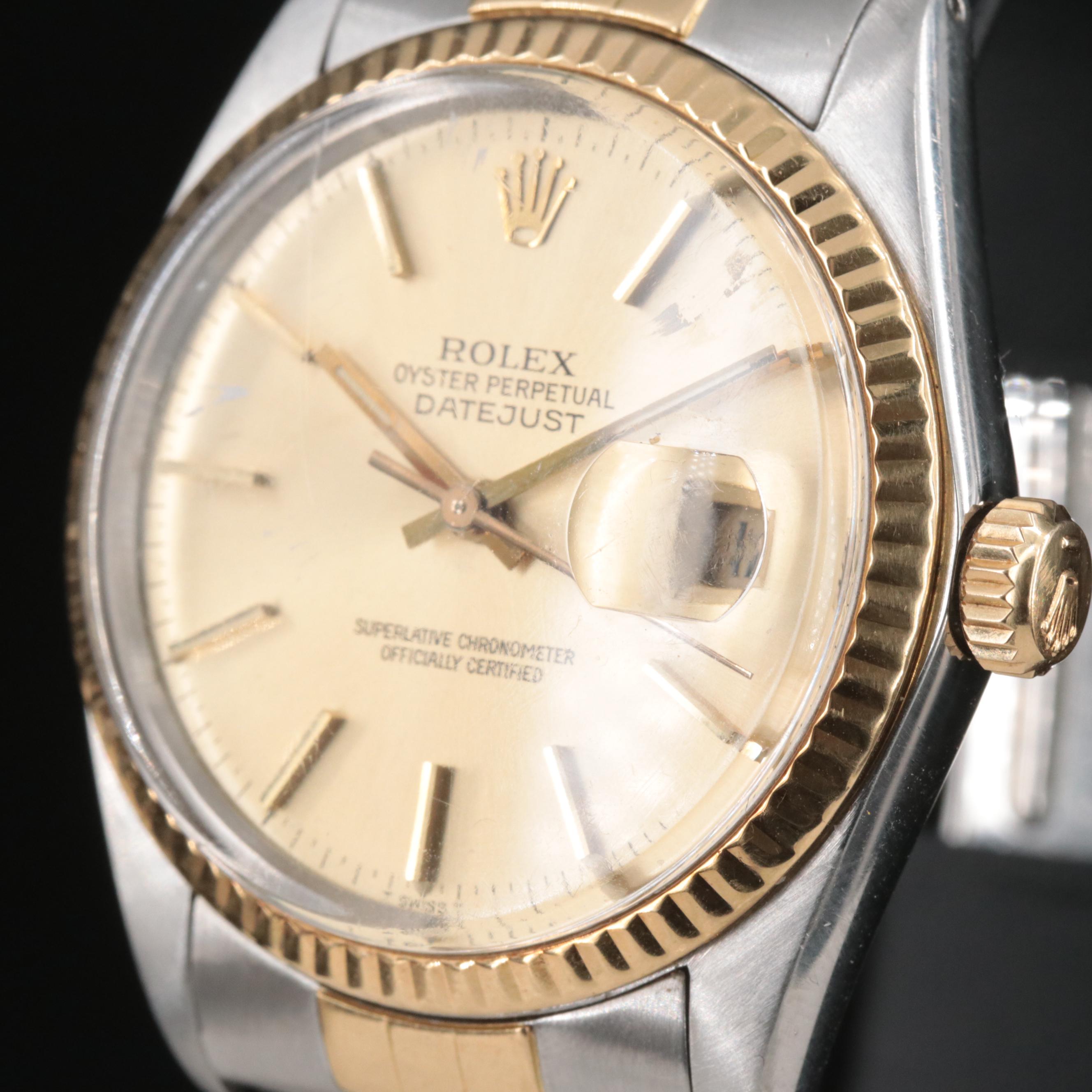 1983 Rolex Oyster Perpetual Two-Tone Datejust Watch