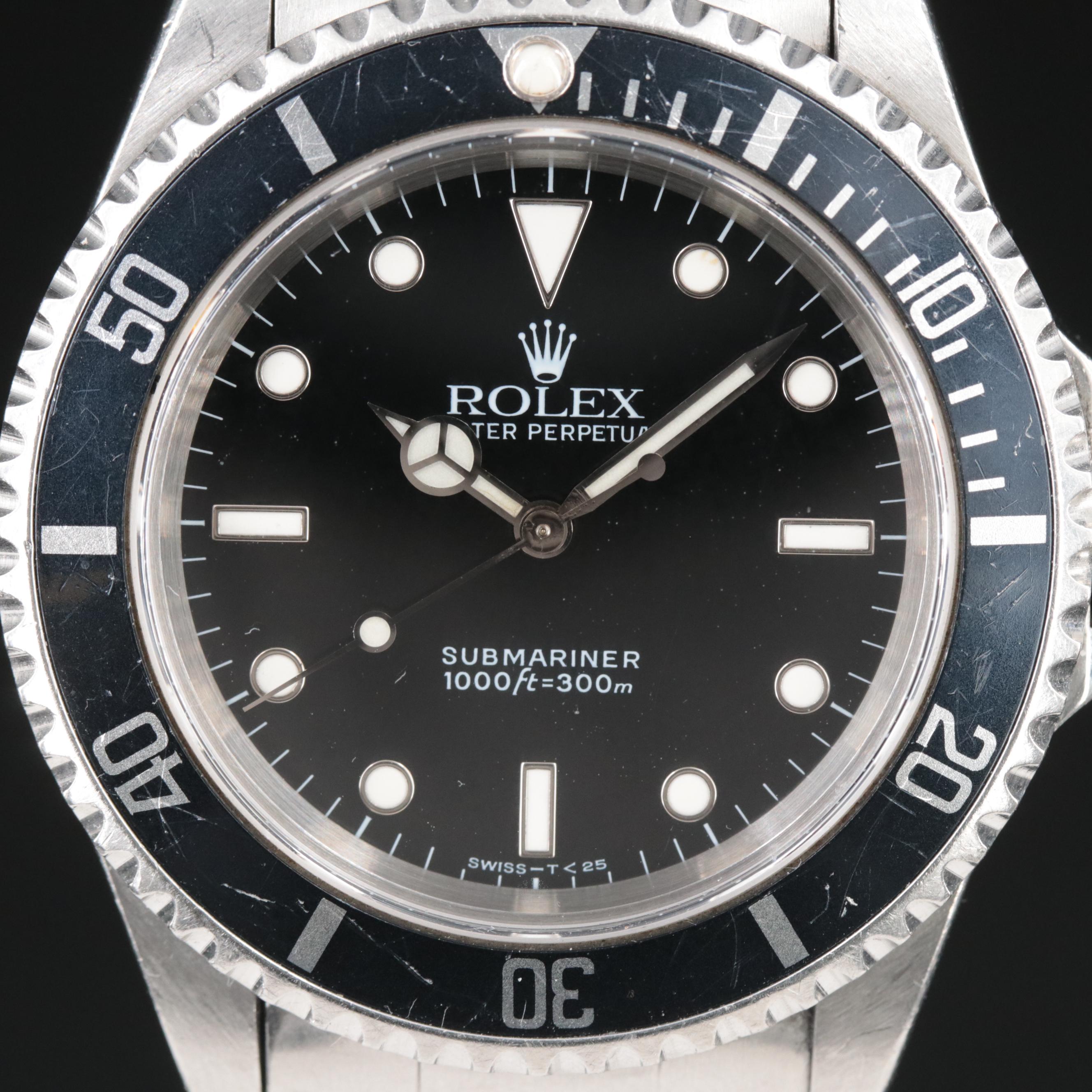 1995 Rolex Oyster Perpetual Submariner Watch