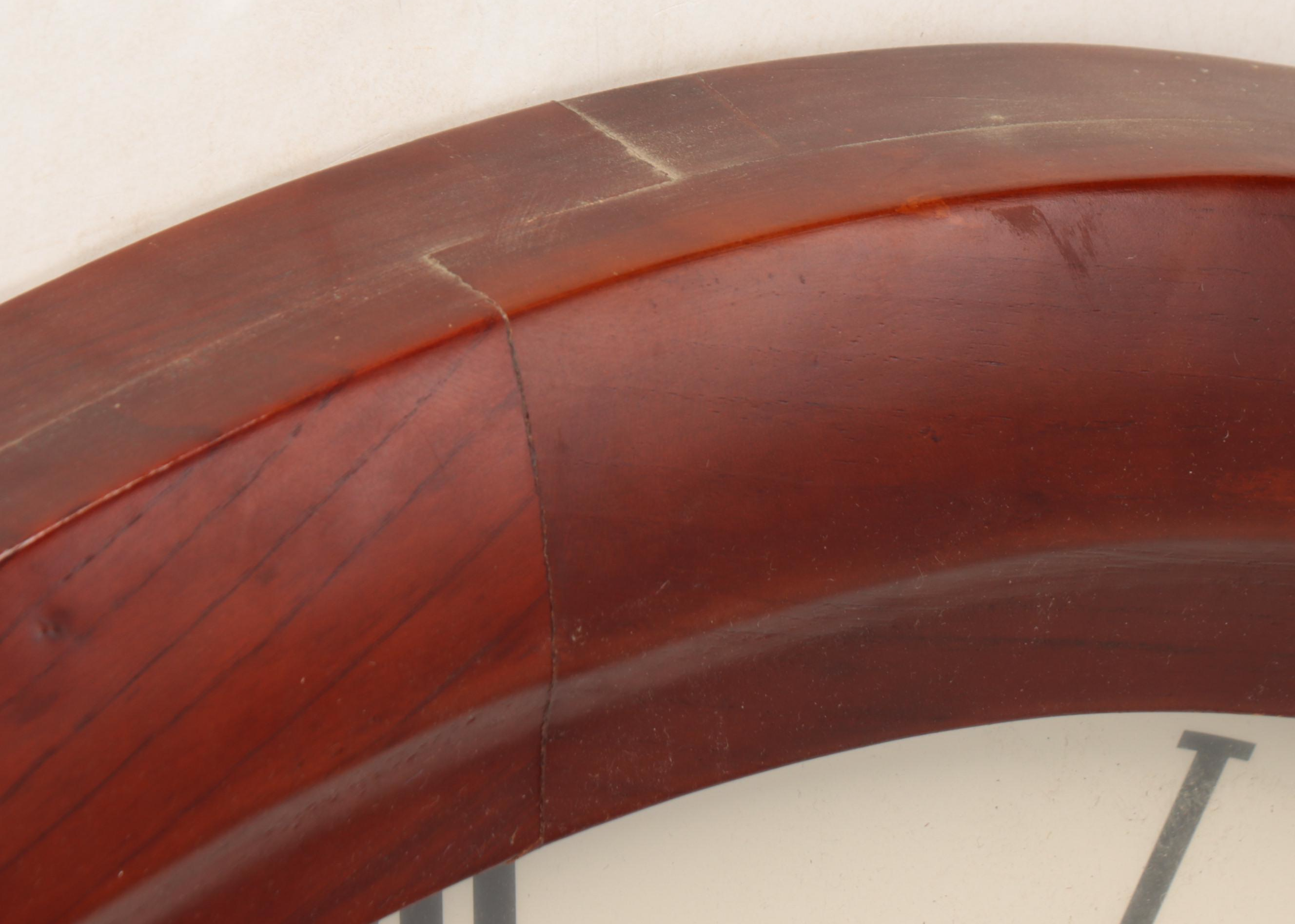 Handmade Cross-Stitch Sampler with Wall Clock