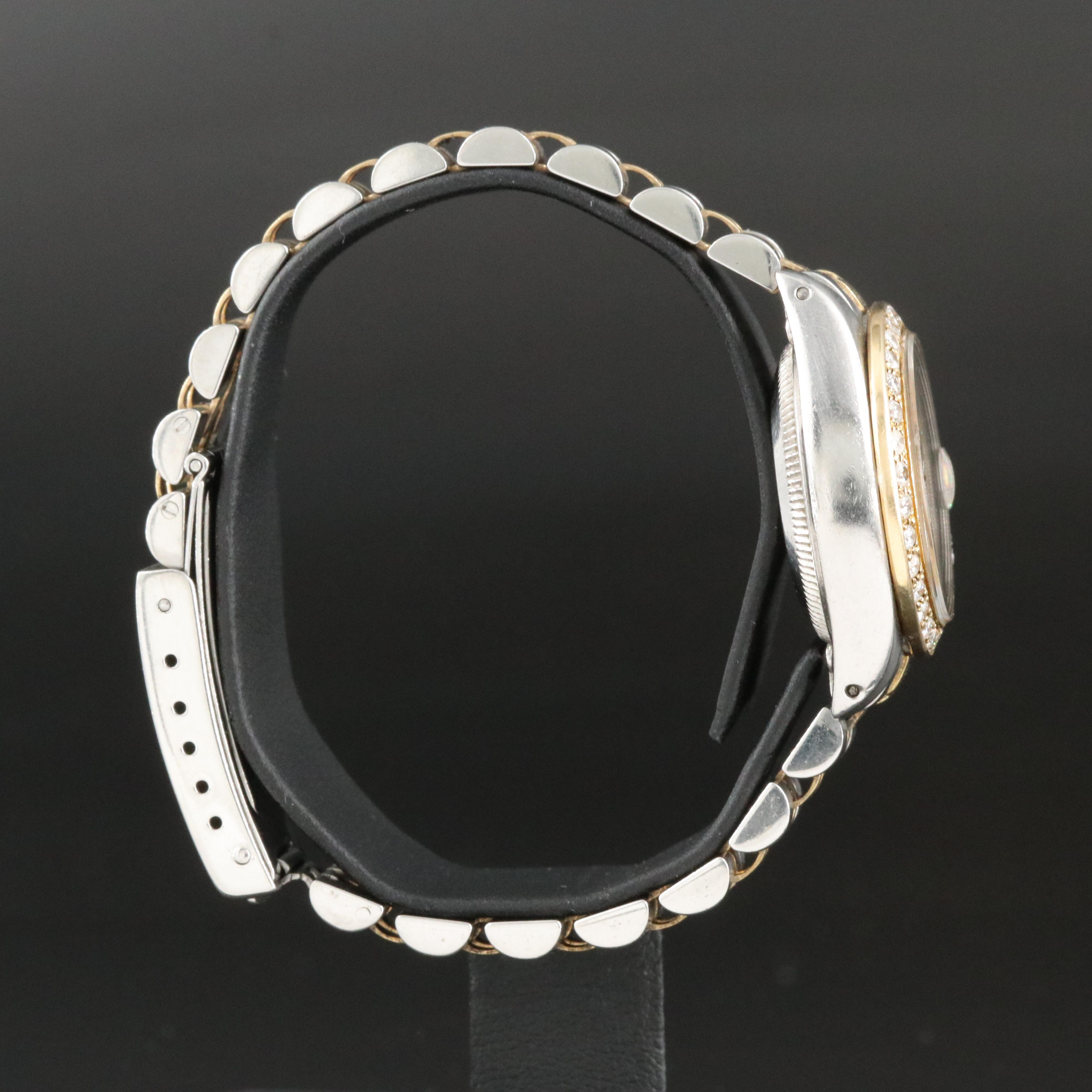 1983 Rolex Custom Diamond Dial and Bezel Datejust Watch