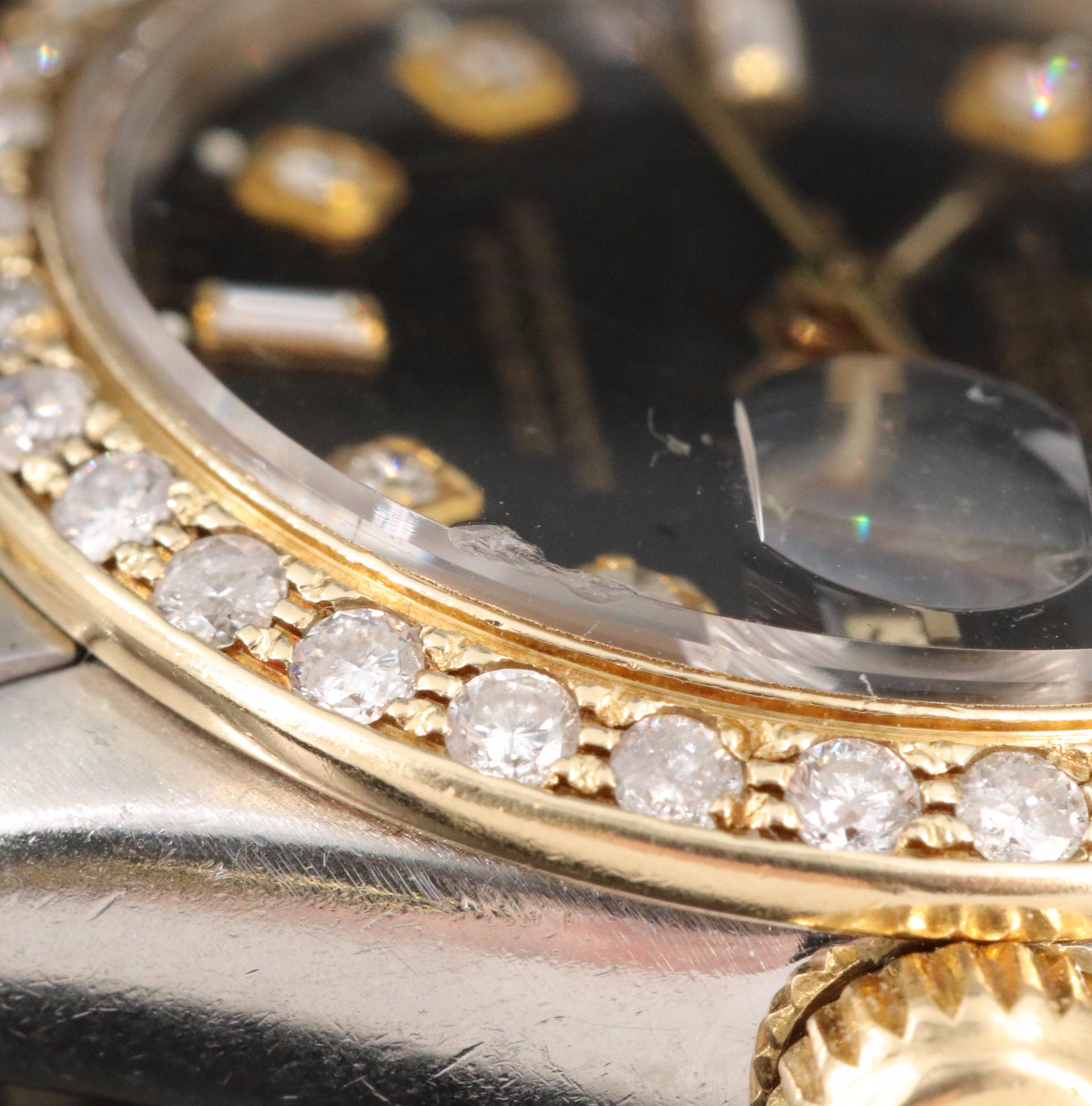 1983 Rolex Custom Diamond Dial and Bezel Datejust Watch