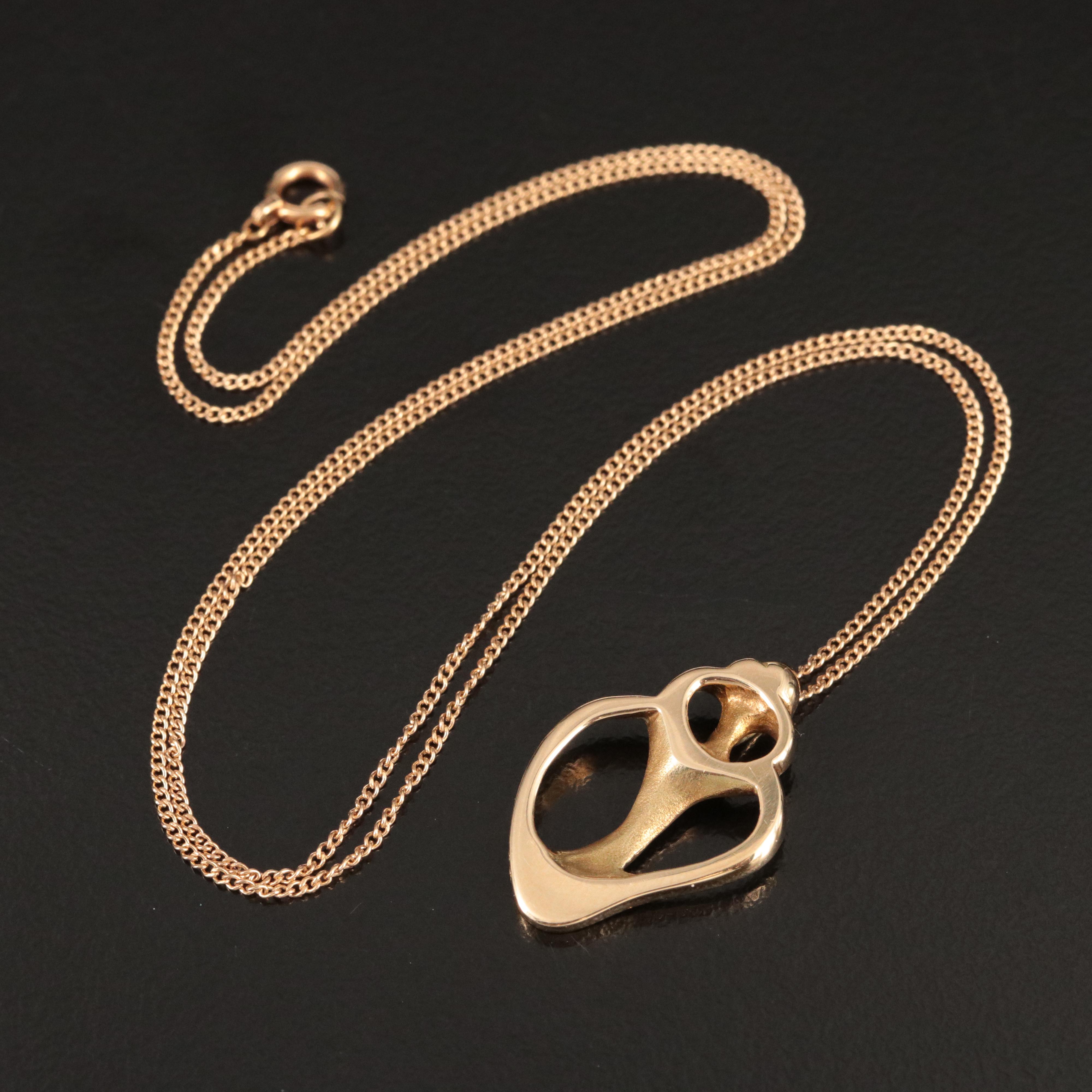 Tiffany & Co. 18K Seashell Necklace