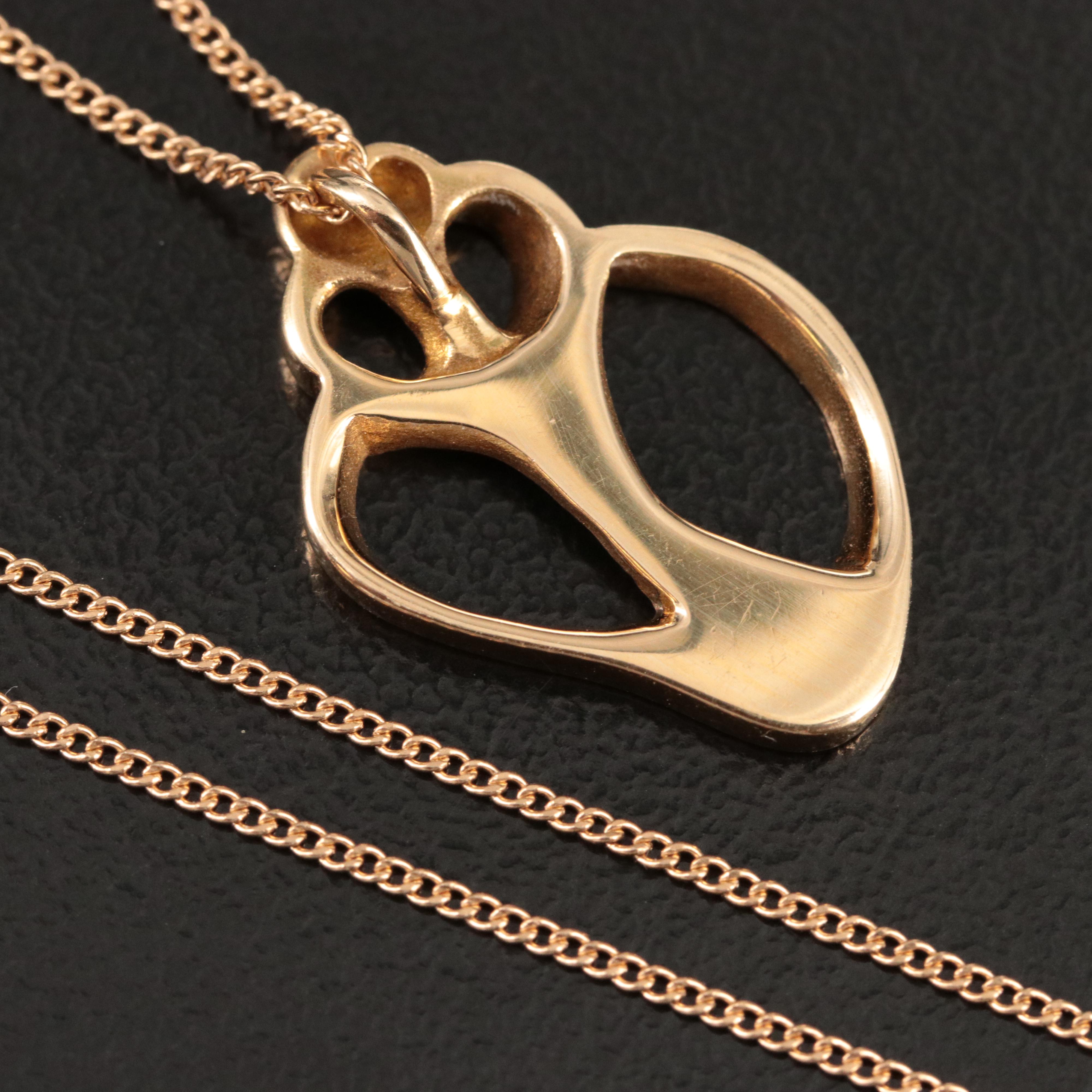 Tiffany & Co. 18K Seashell Necklace