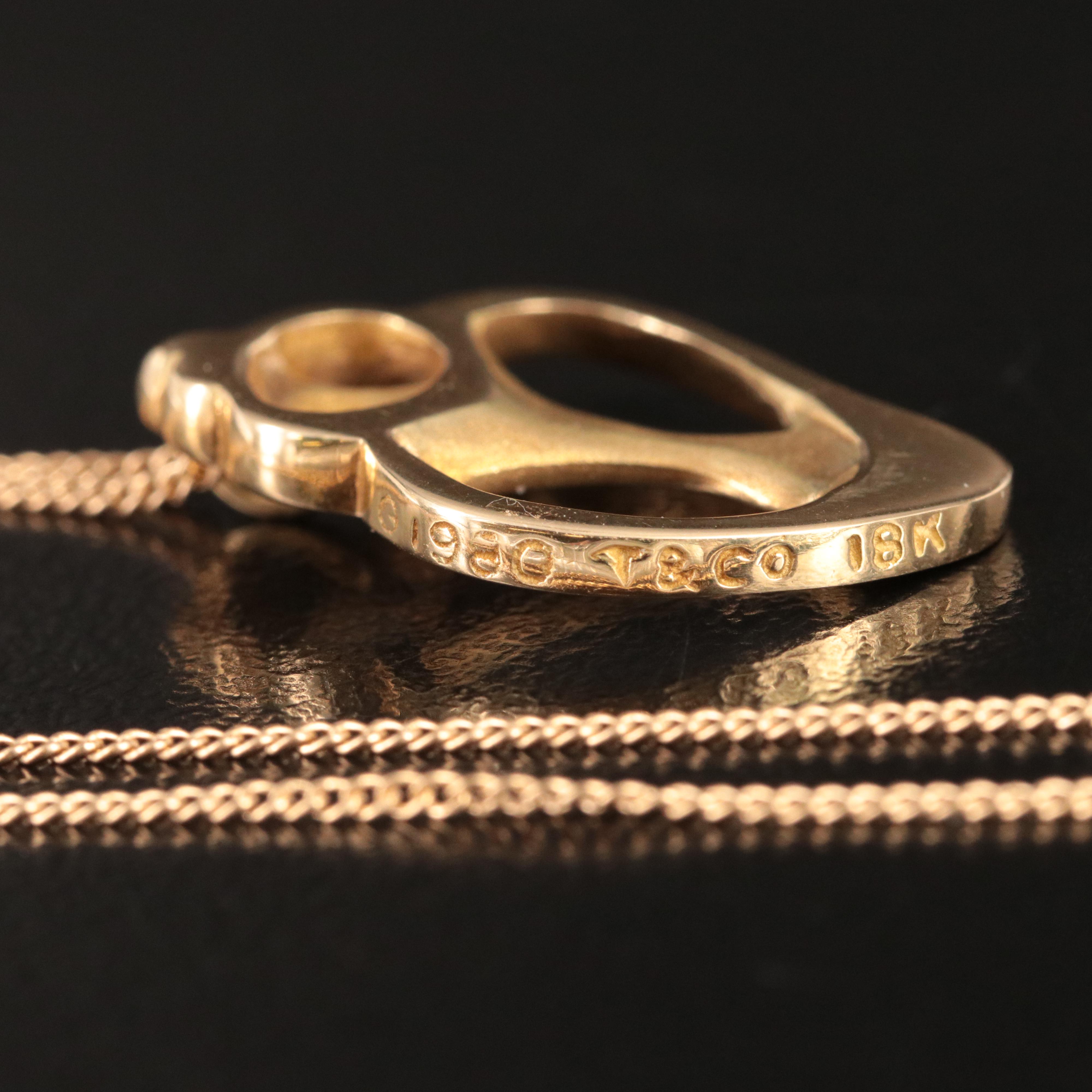 Tiffany & Co. 18K Seashell Necklace