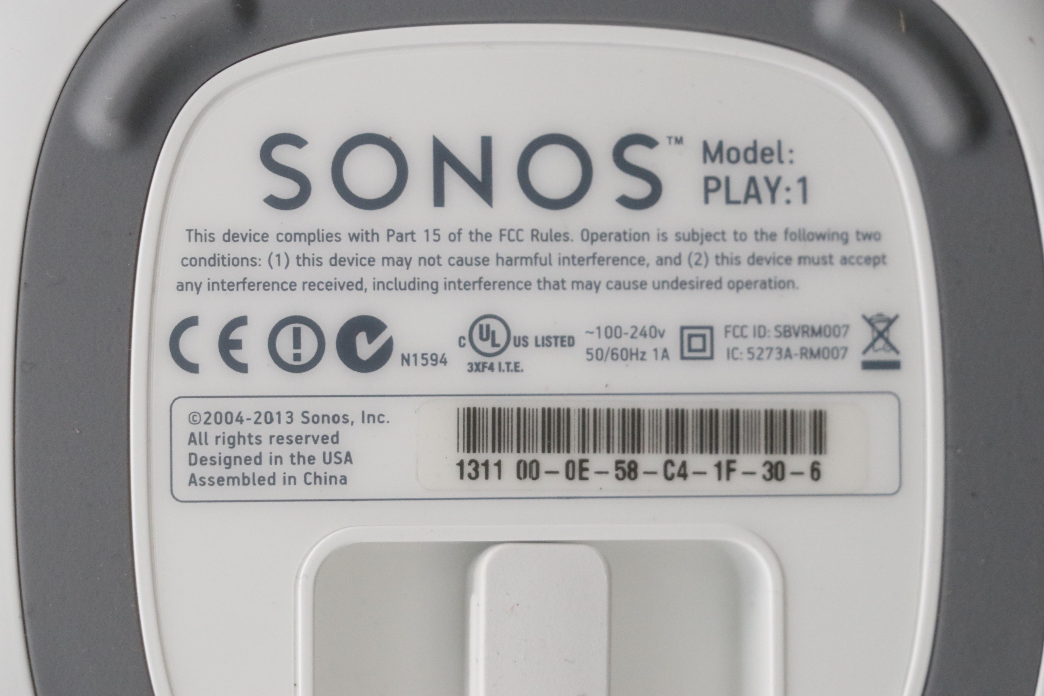 Sonos Wireless Music System, Multi-Room Music System, and Speaker