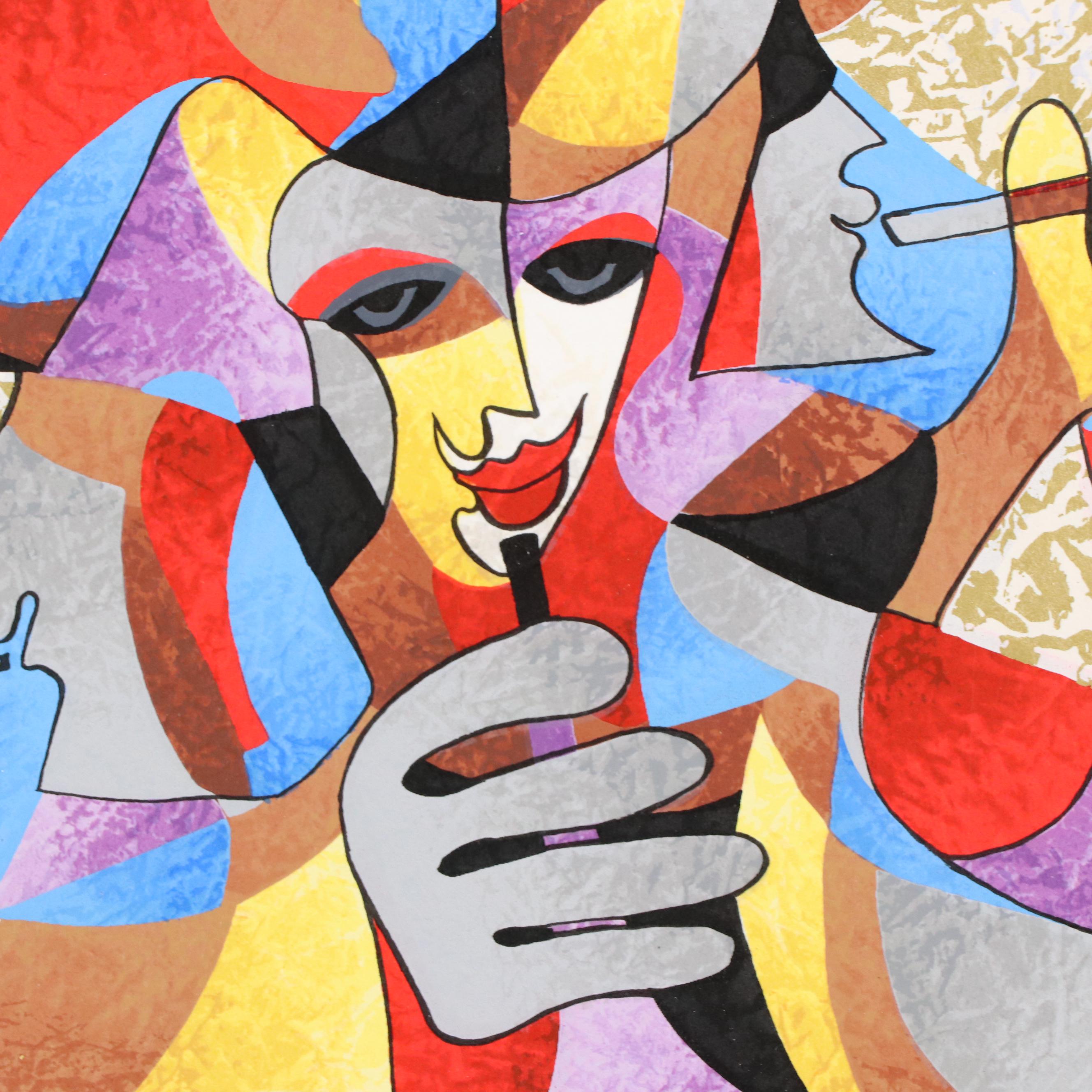 Anatole Krasnyansky Serigraph "Celebration"