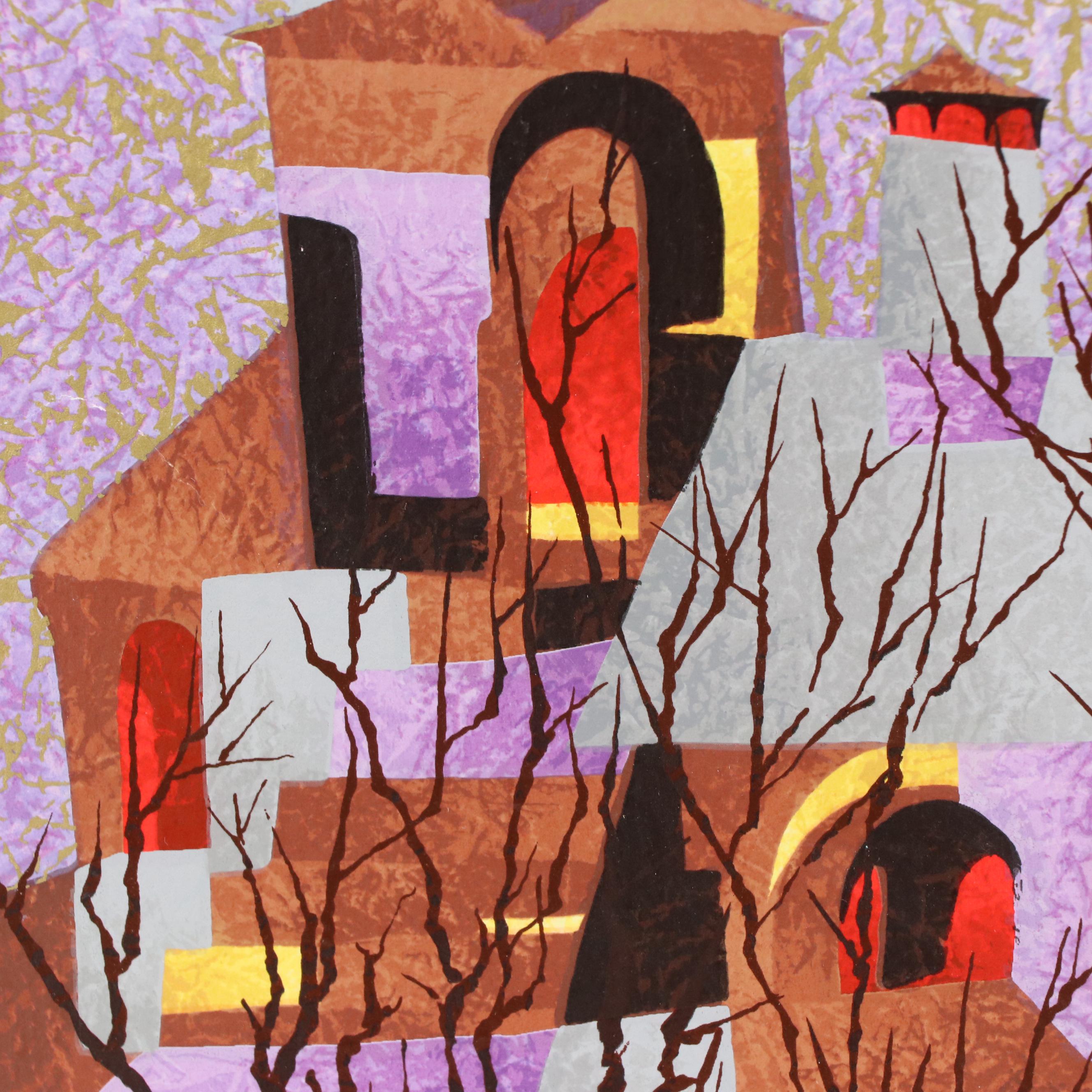 Anatole Krasnyansky Serigraph "Celebration"