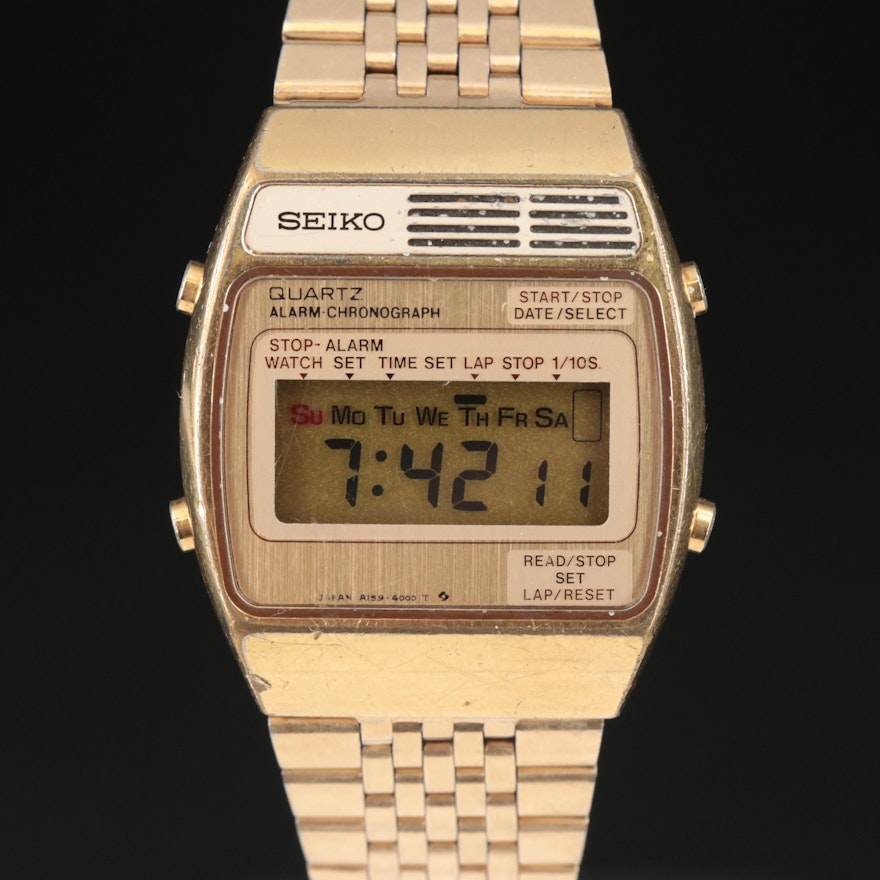 1977 Seiko LCD Digital Display Quartz Wristwatch