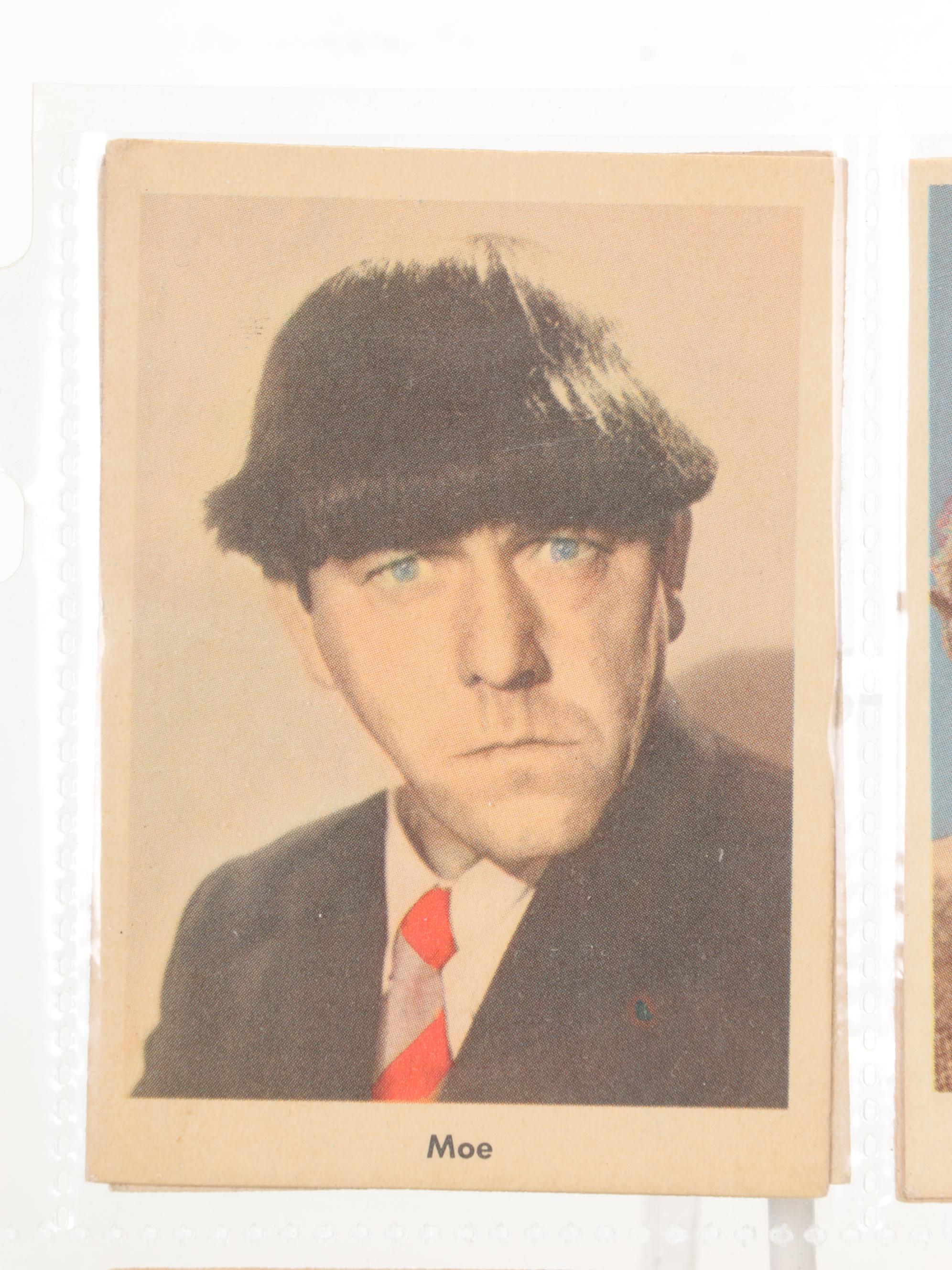 Three Stooges Trading Cards, 1959
