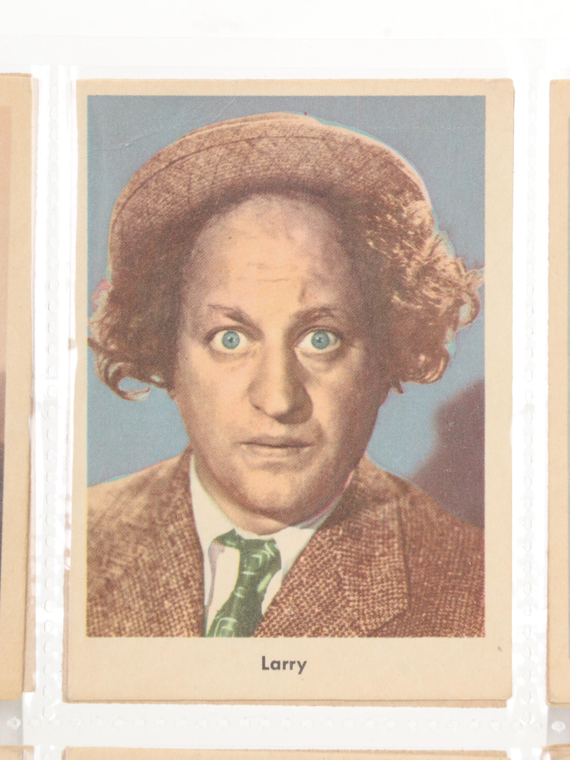Three Stooges Trading Cards, 1959