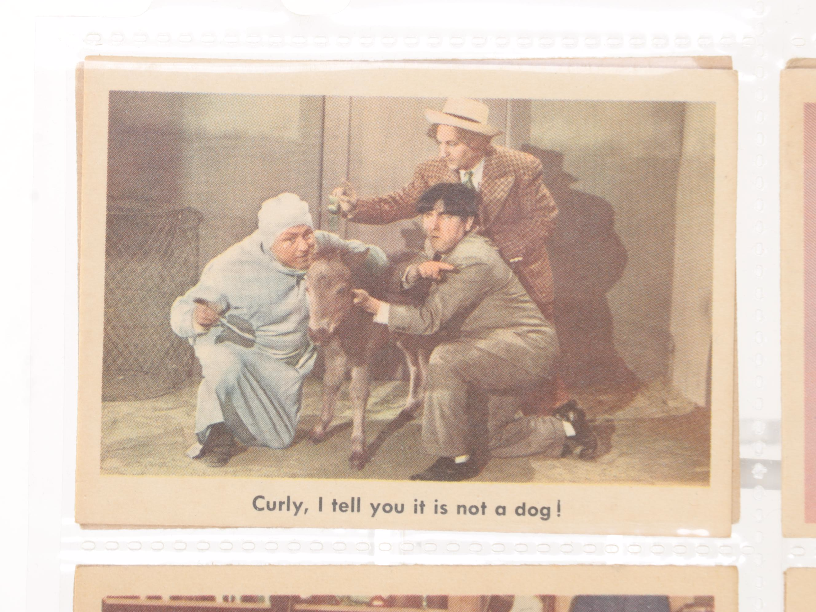 Three Stooges Trading Cards, 1959