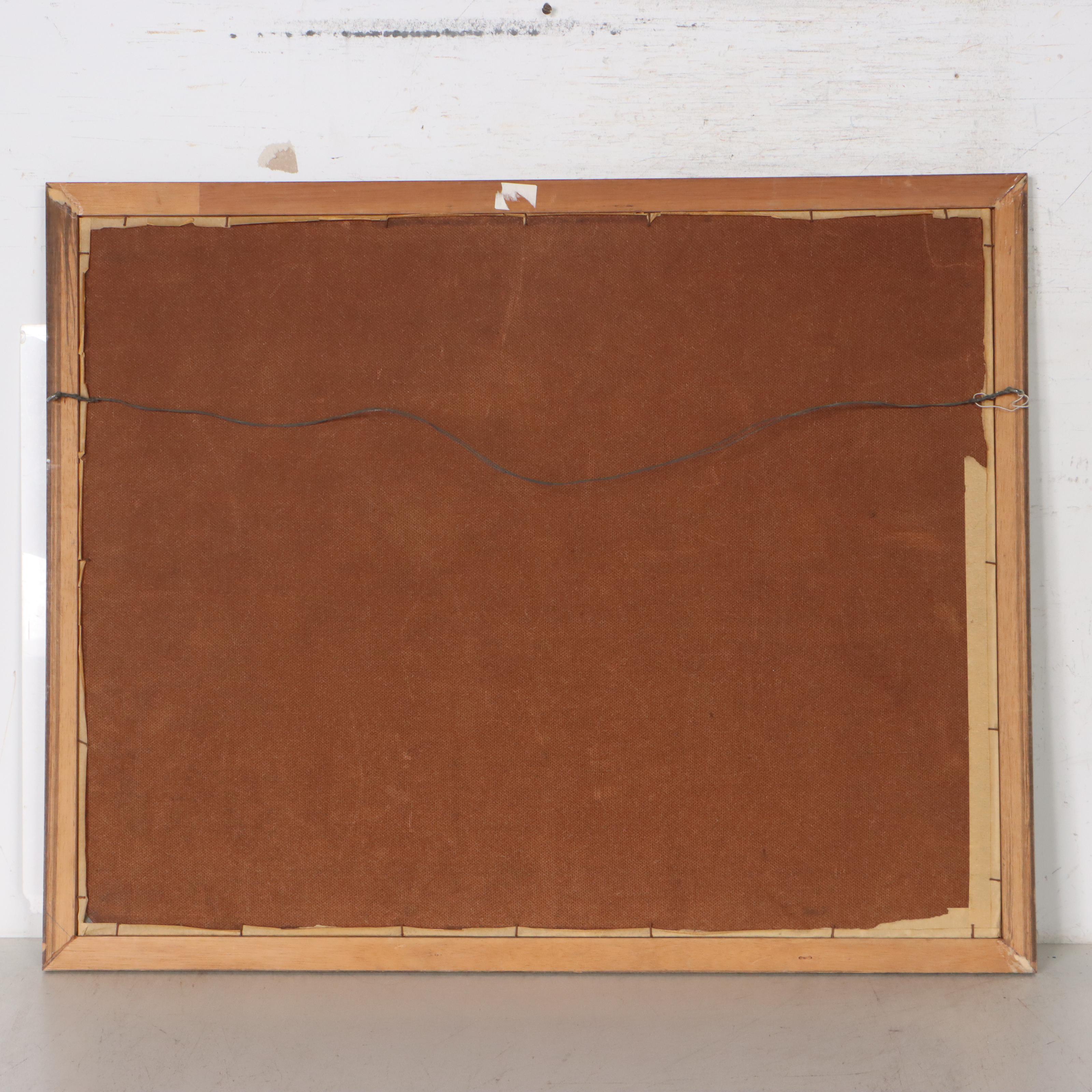 Edward Timothy Hurley Landscape Oil Painting, 1919