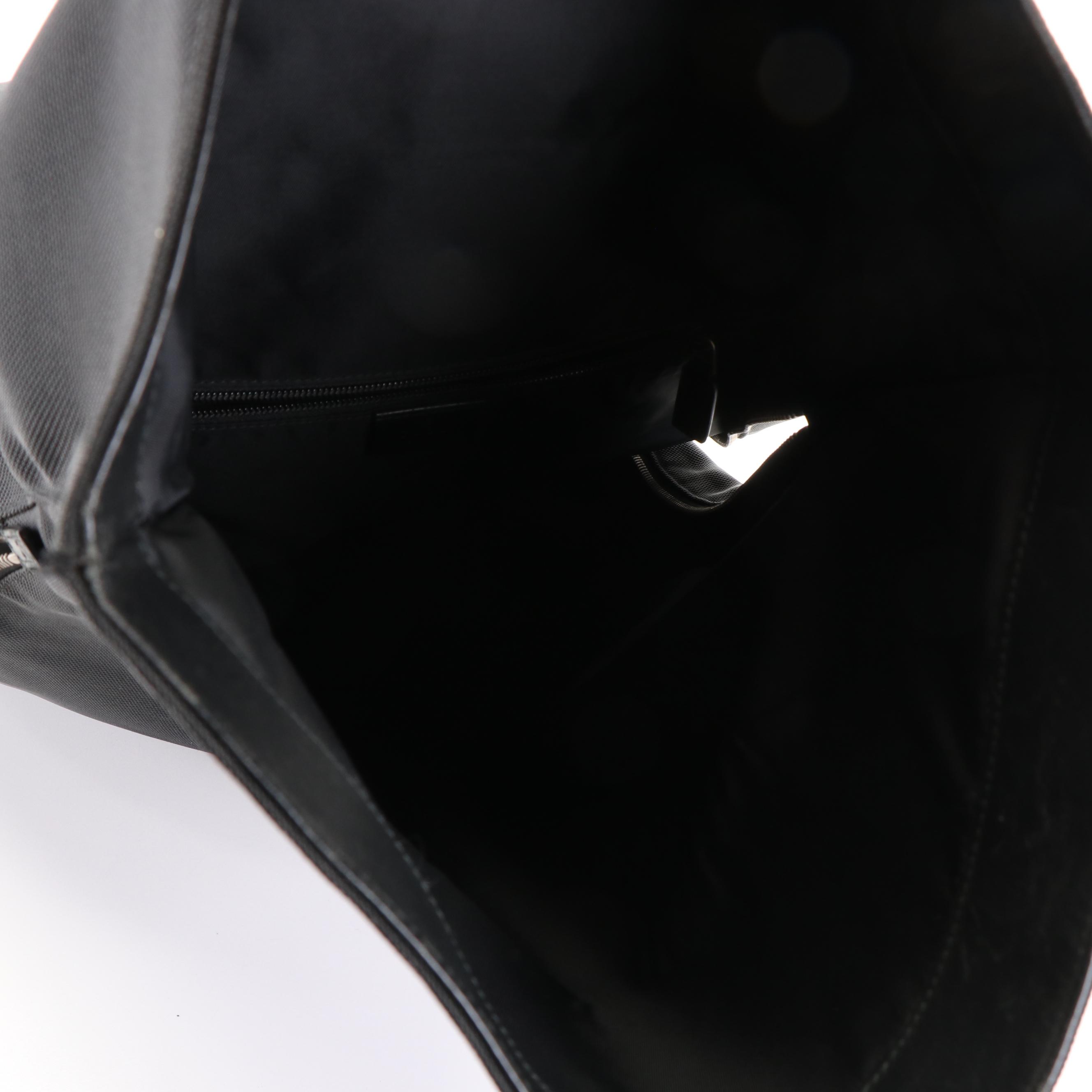 Gucci Sherry Line Backpack in Black Techno Canvas