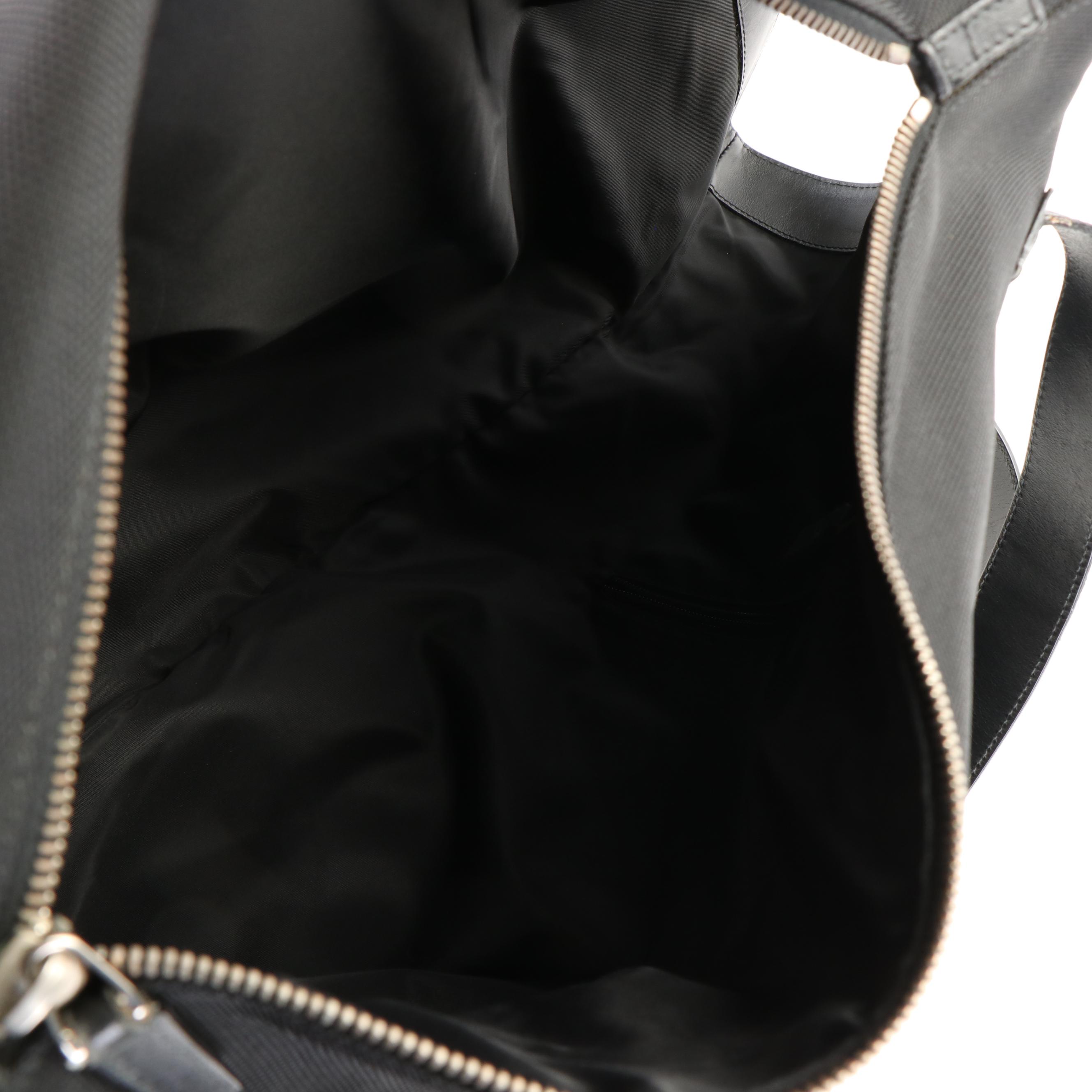 Gucci Sherry Line Backpack in Black Techno Canvas